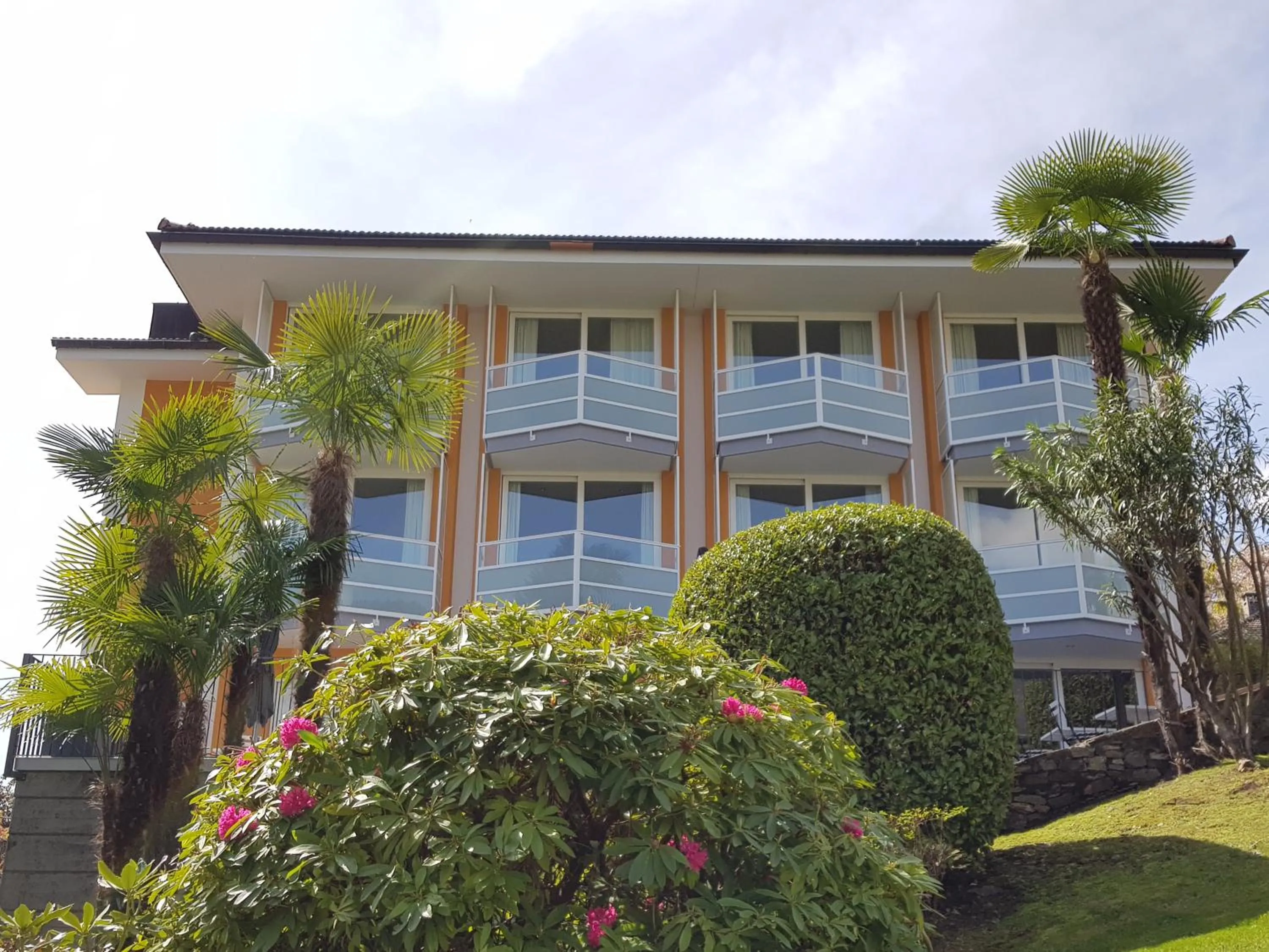 Garden view in Jazz Hotel Ascona