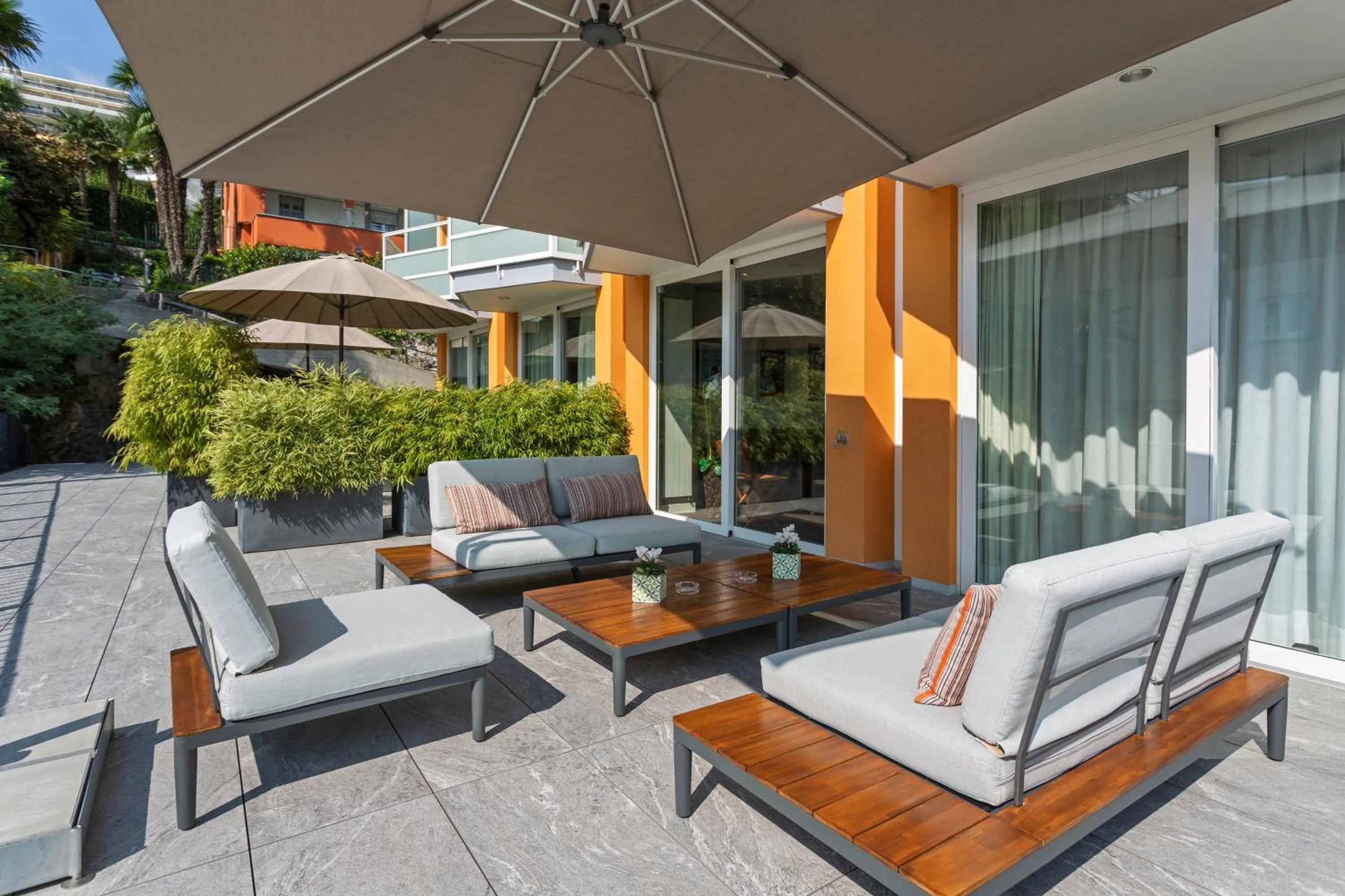 Balcony/Terrace in Jazz Hotel Ascona