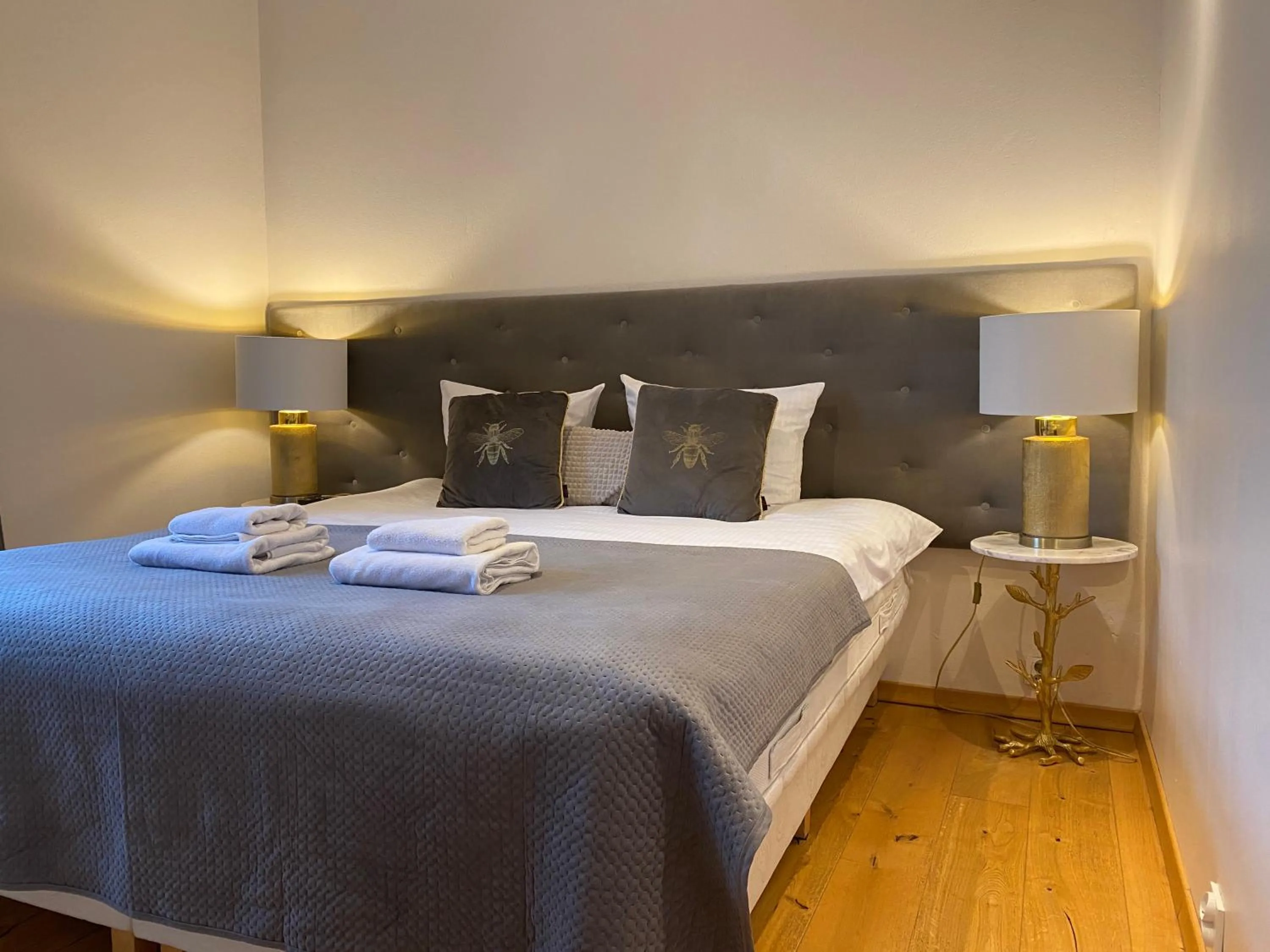 Bed in Dali ApartHOTEL