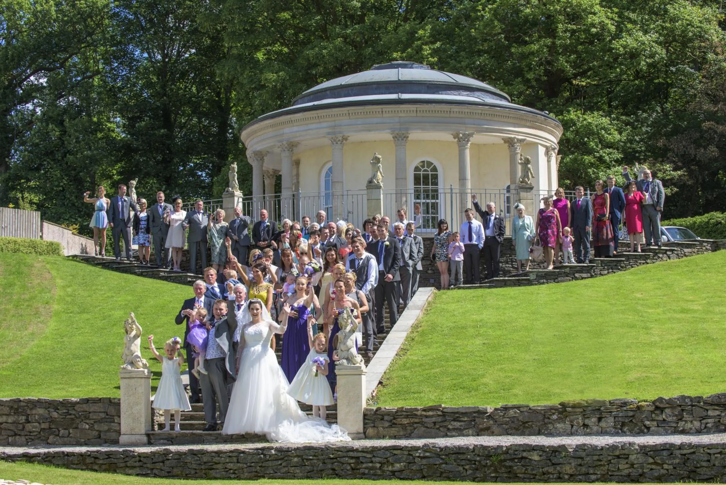 Garden in Newby Bridge Hotel