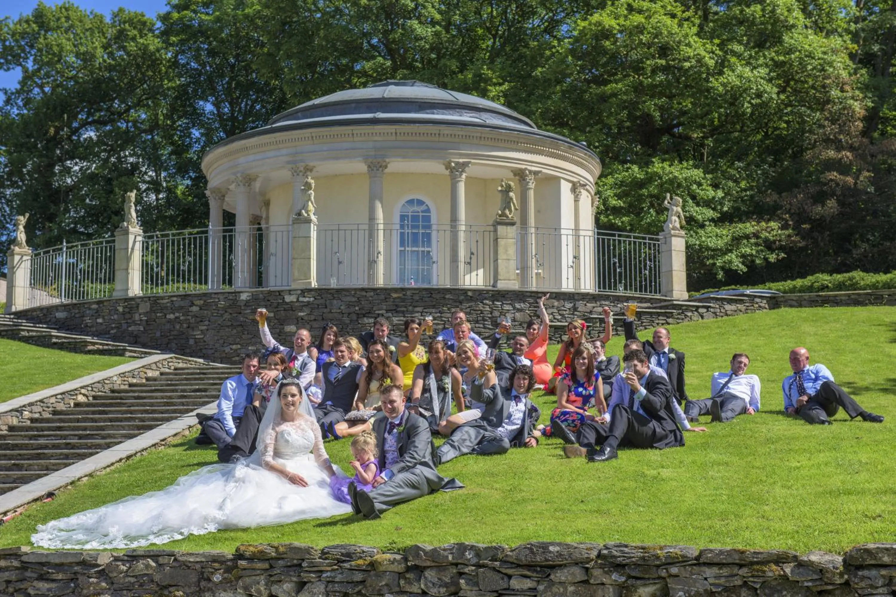 Garden in Newby Bridge Hotel