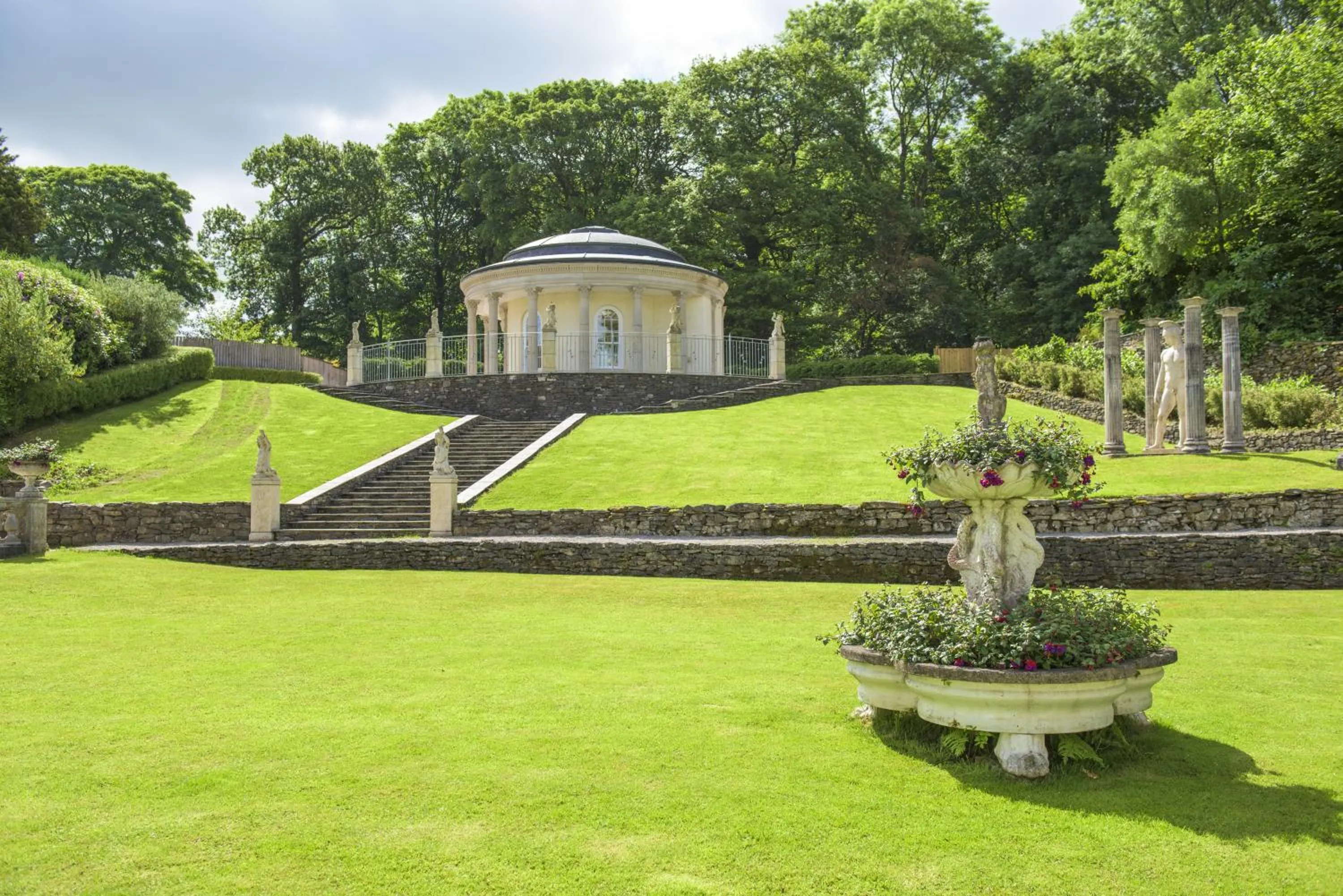 Garden in Newby Bridge Hotel
