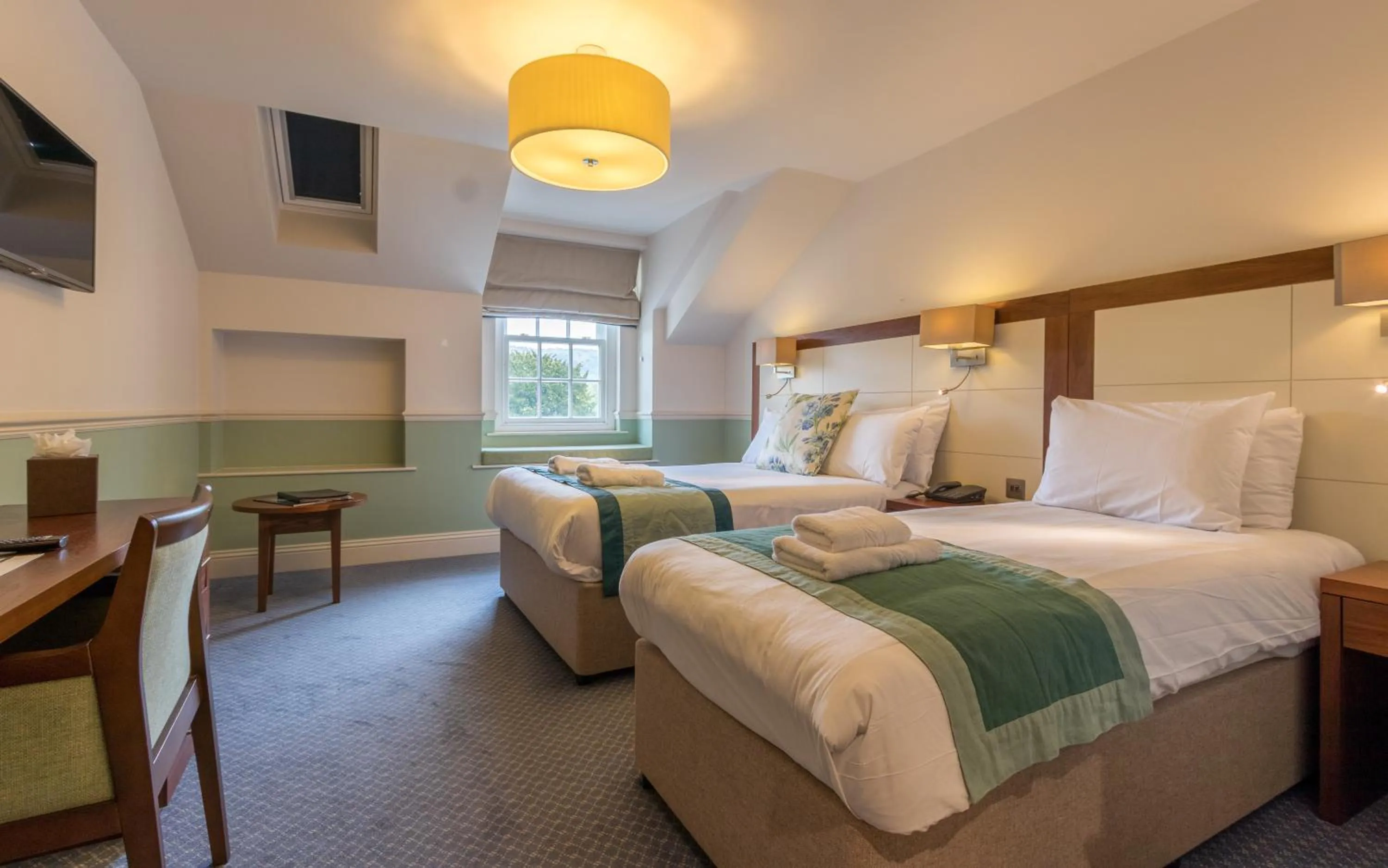 Photo of the whole room, Bed in Newby Bridge Hotel