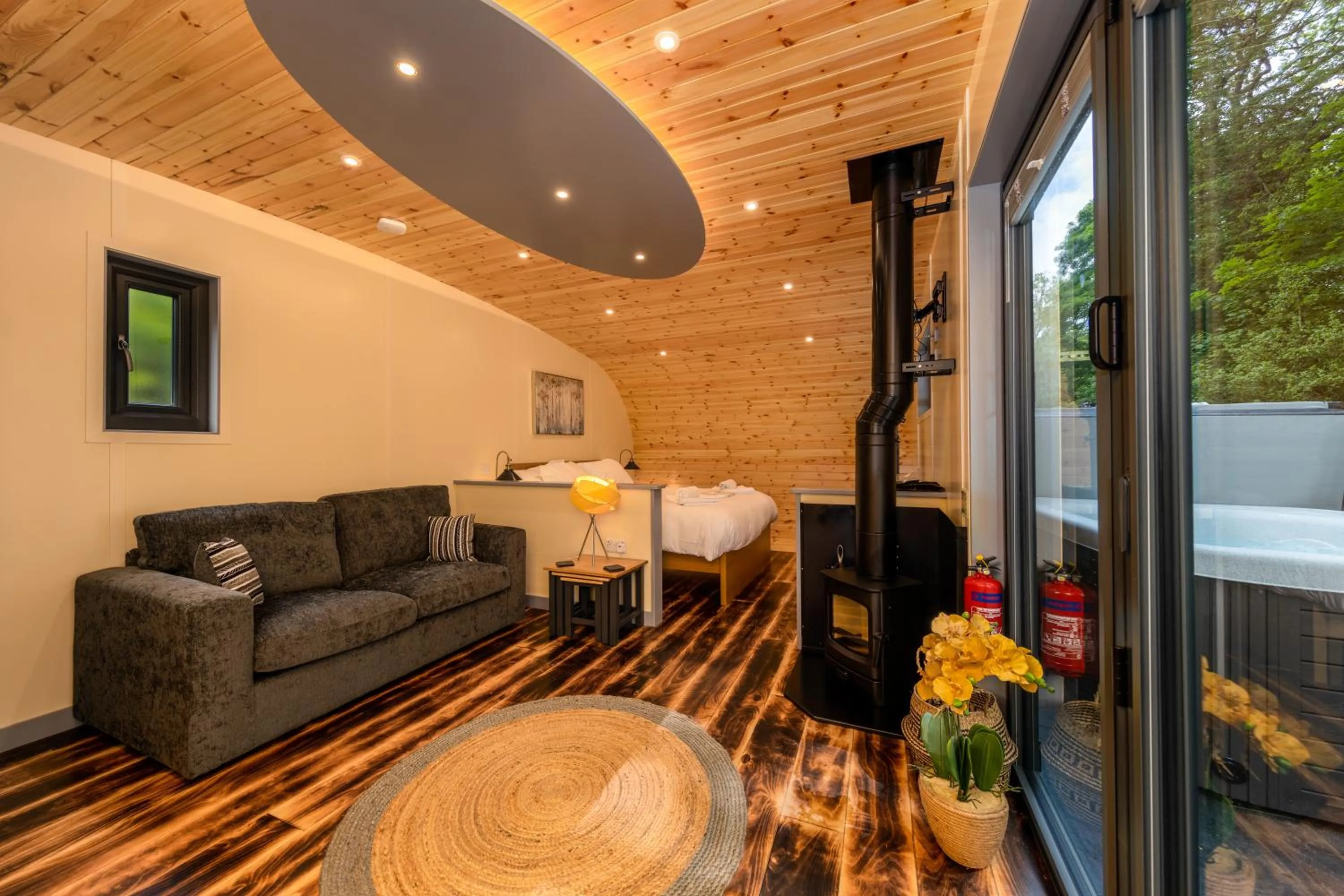 Seating area in Newby Bridge Hotel