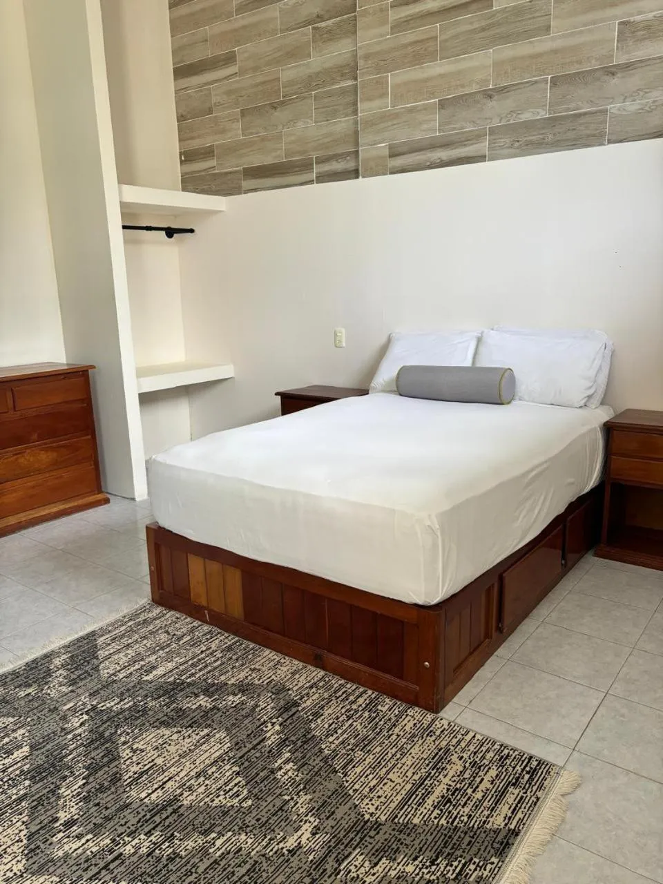 Bed in Hotel Awazul Bacalar