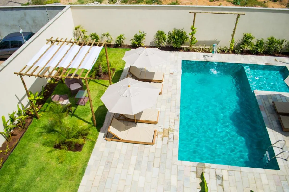 Swimming pool in Pousada Laranja - Nova Administração