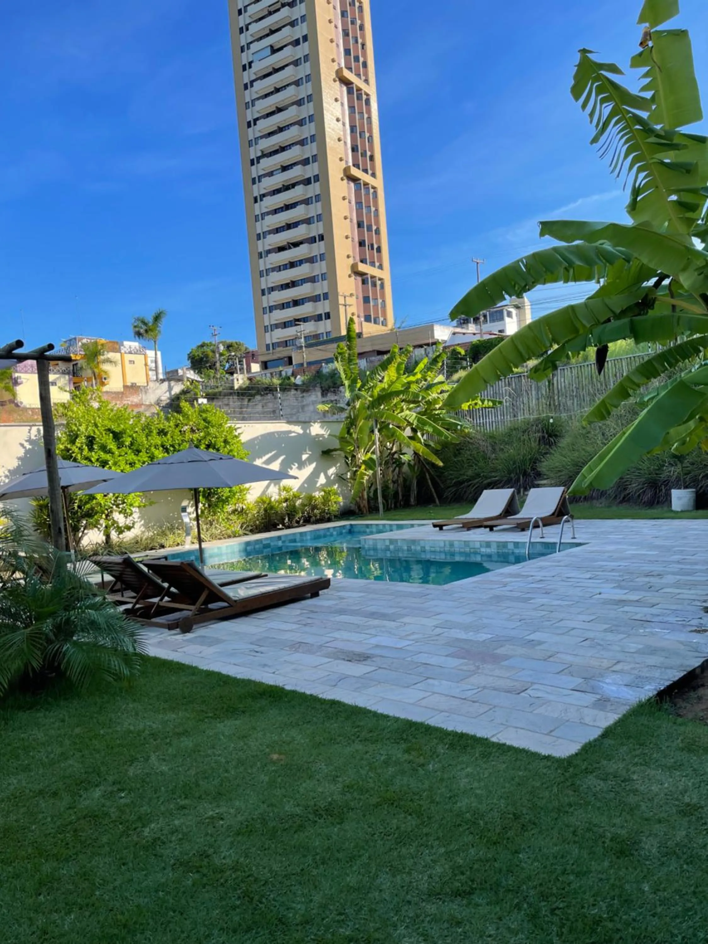 Garden view in Pousada Laranja - Nova Administração