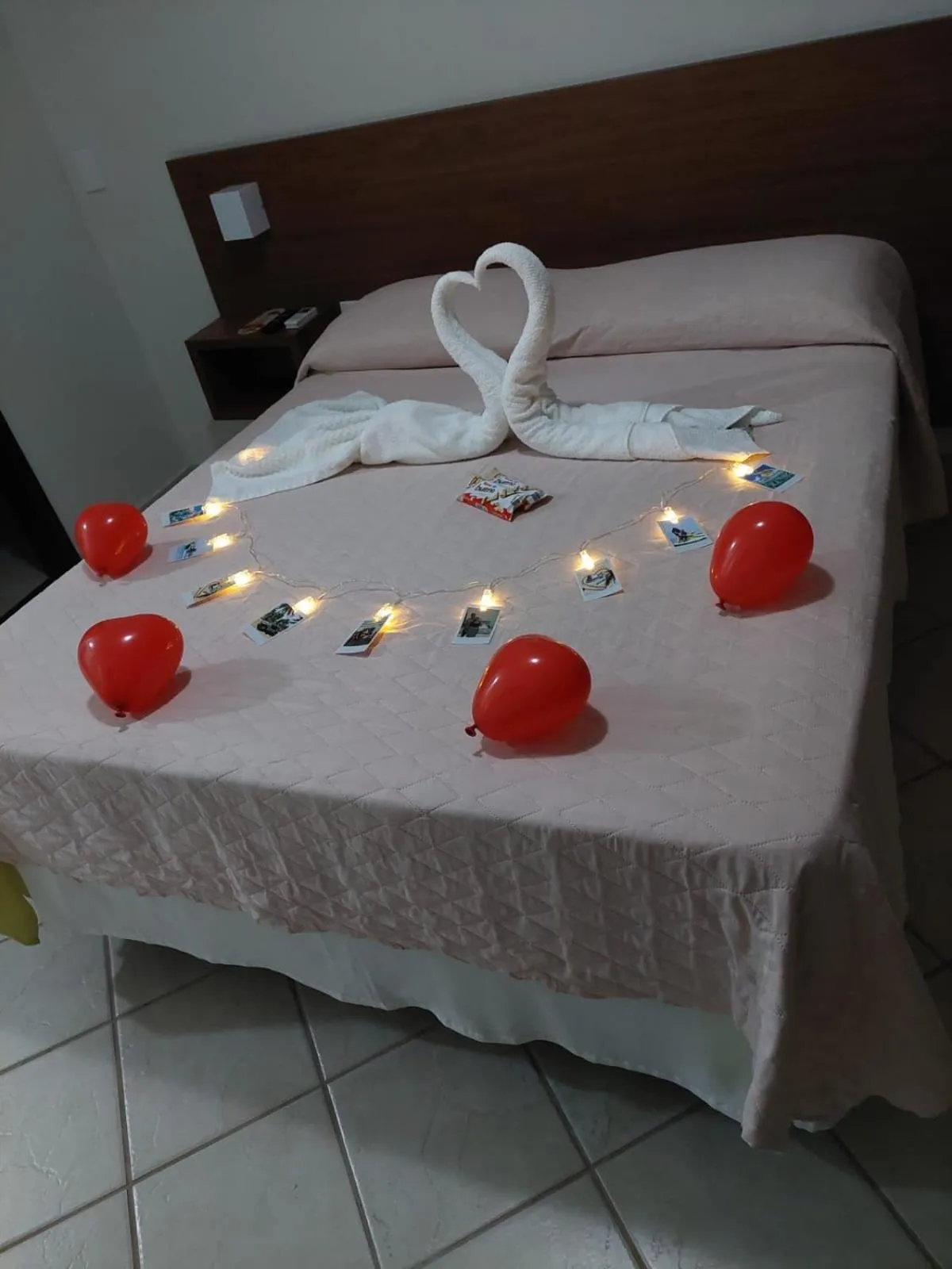 Bed in Pousada Laranja - Nova Administração