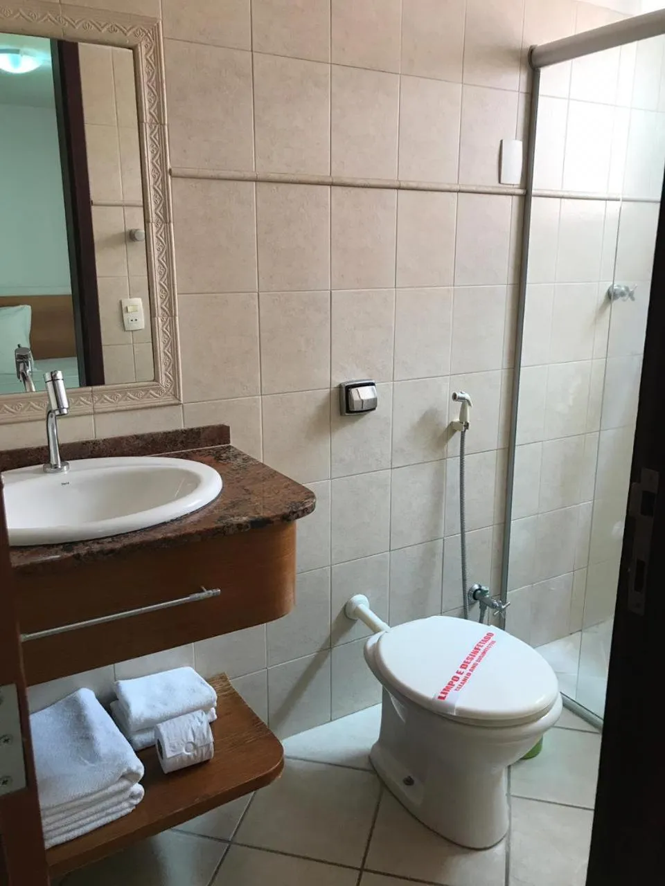Bathroom in Pousada Laranja - Nova Administração