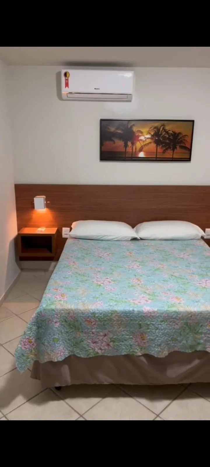 Bed in Pousada Laranja - Nova Administração