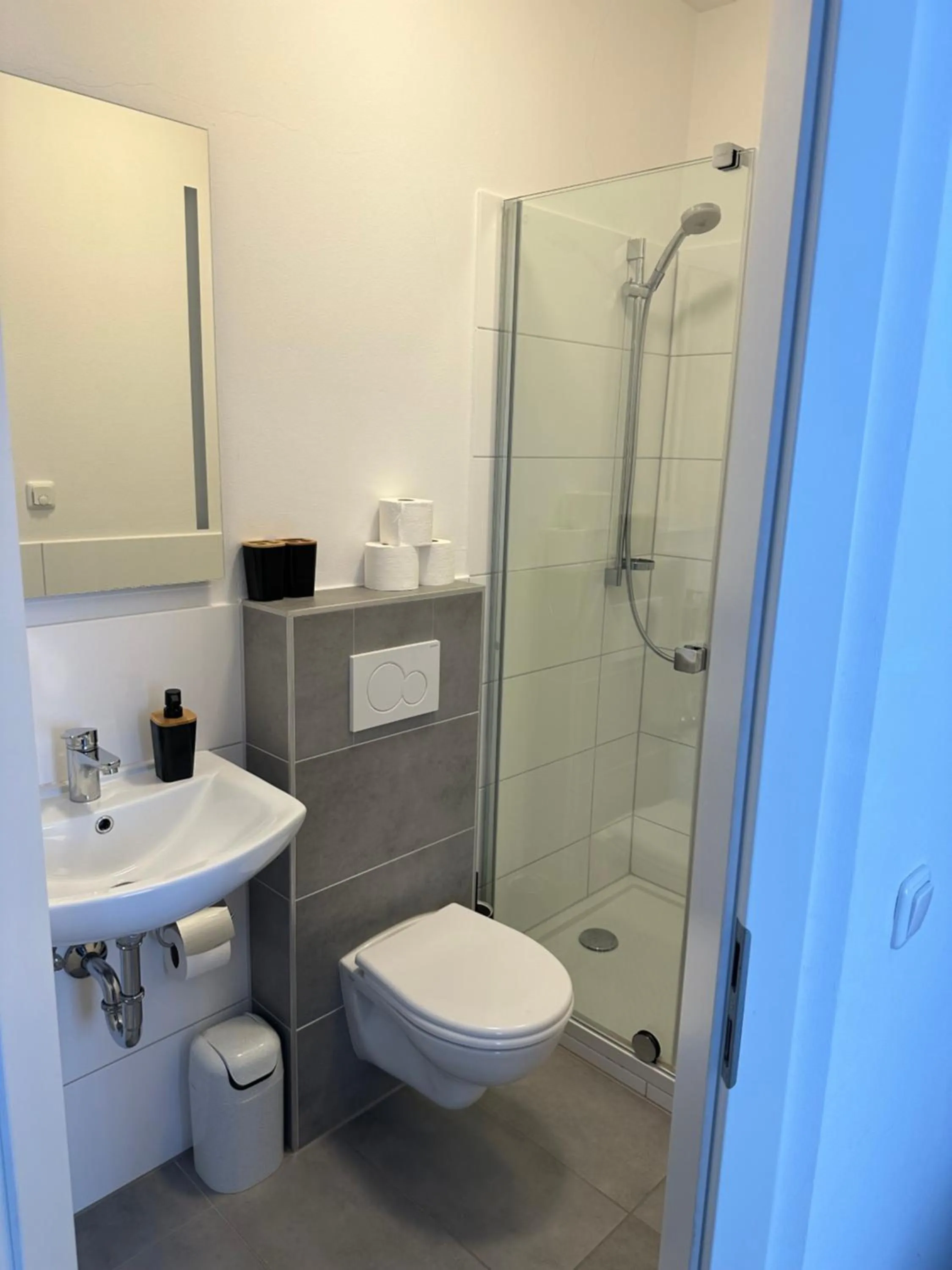 Shower in Hotel-Café-Burg Stahleck