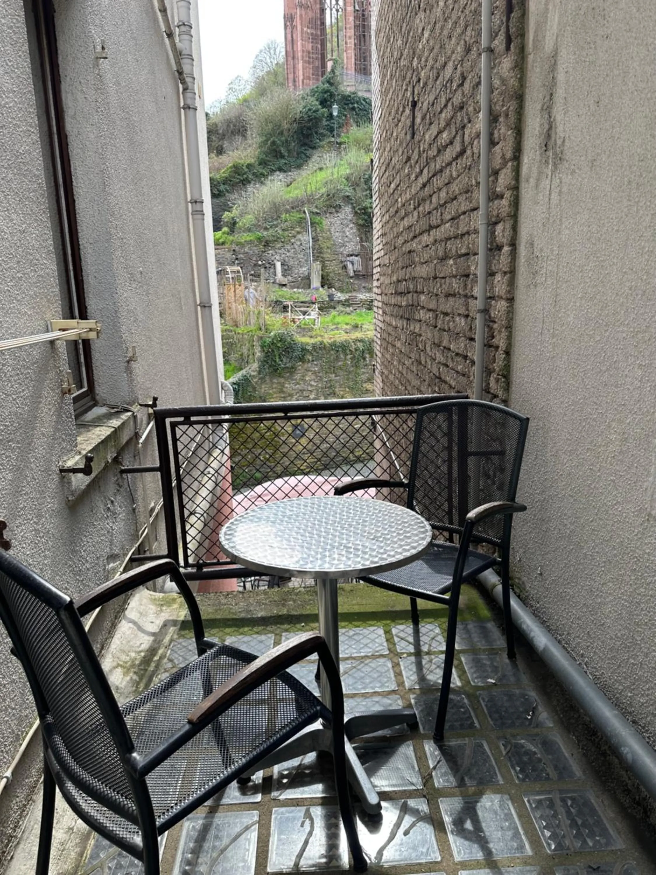Balcony/Terrace in Hotel-Café-Burg Stahleck