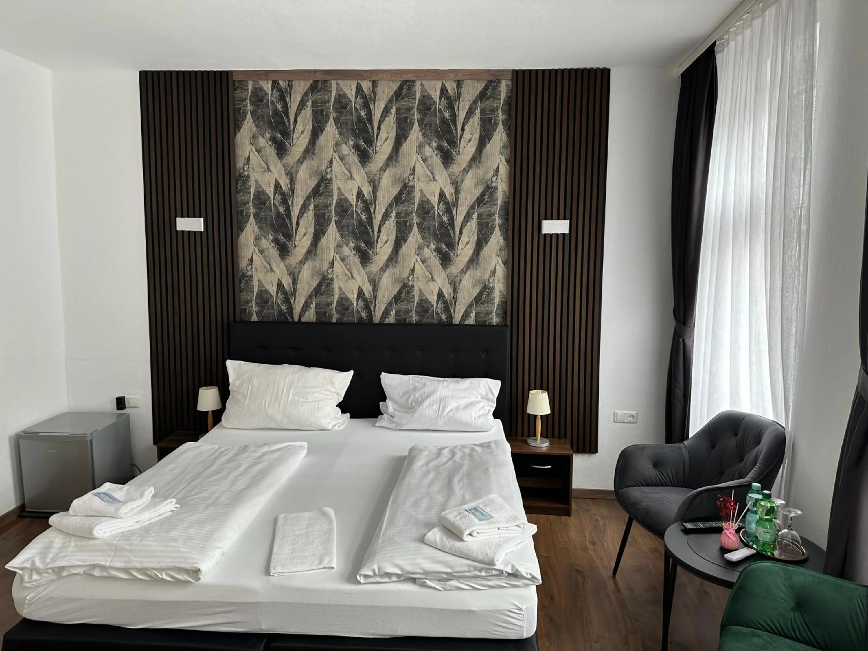 Bed in Hotel-Café-Burg Stahleck