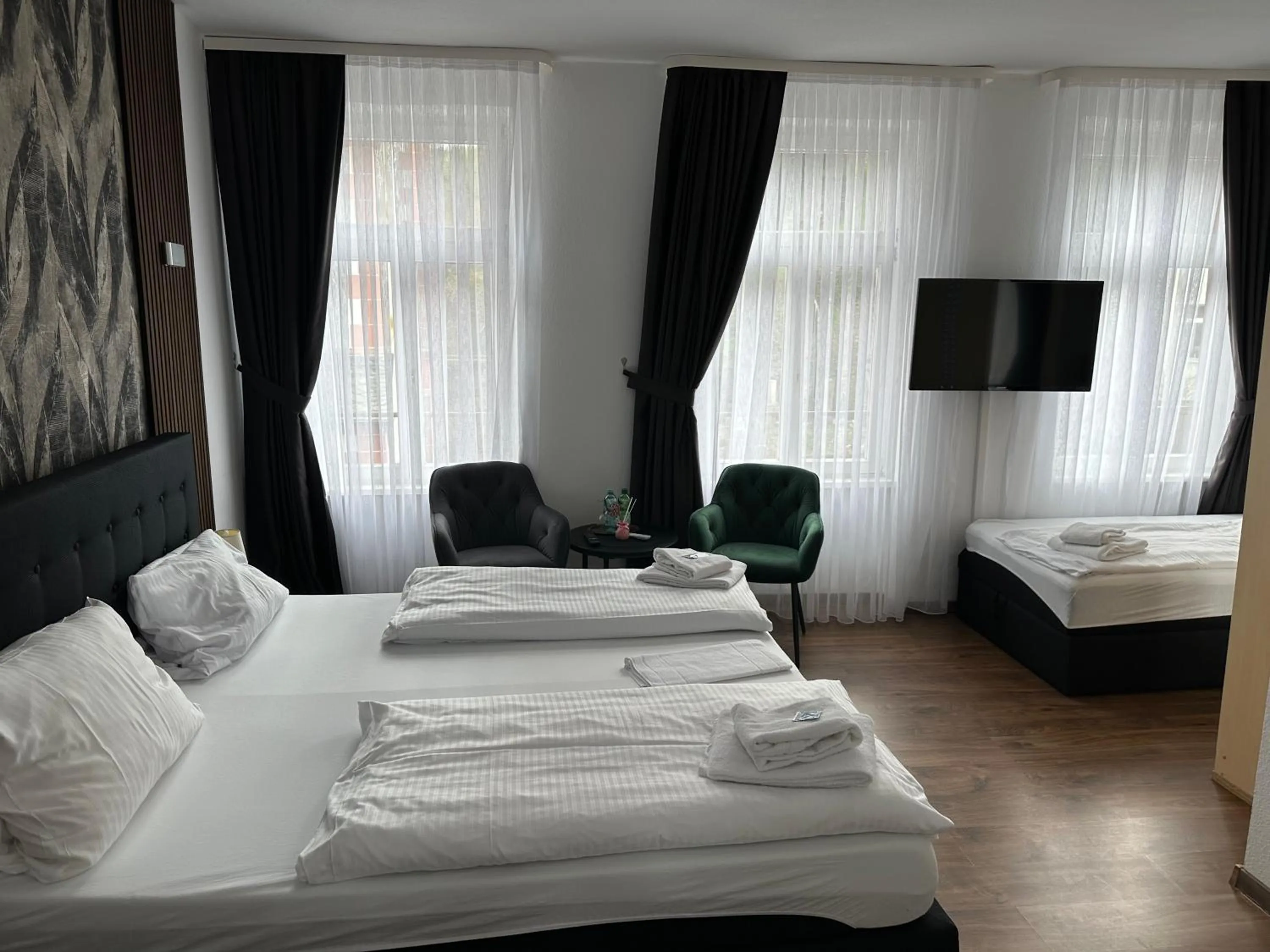 Bed in Hotel-Café-Burg Stahleck