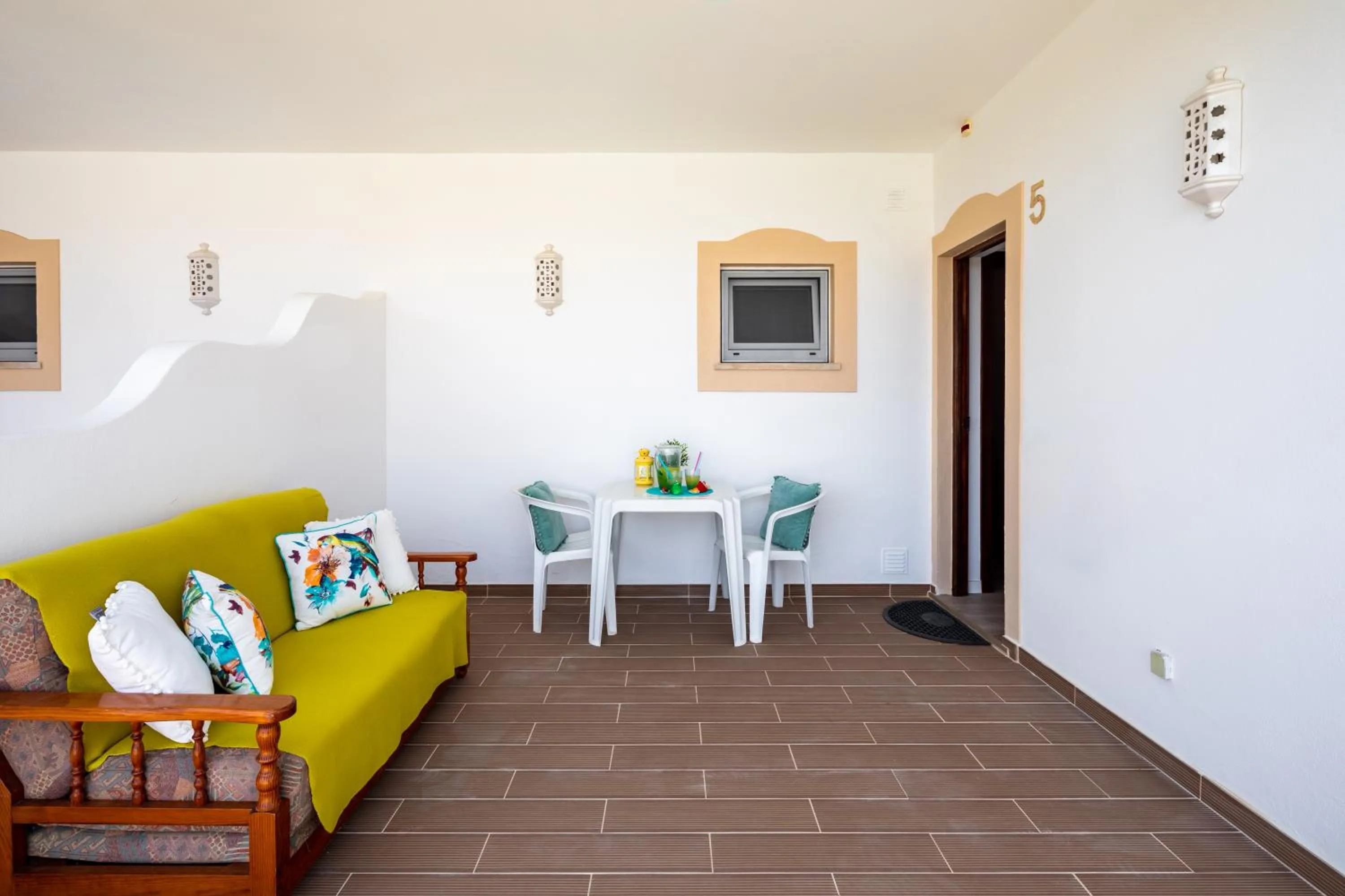 Patio in Apartamentos Flor da Laranja, Albufeira by AlgarveBlossom