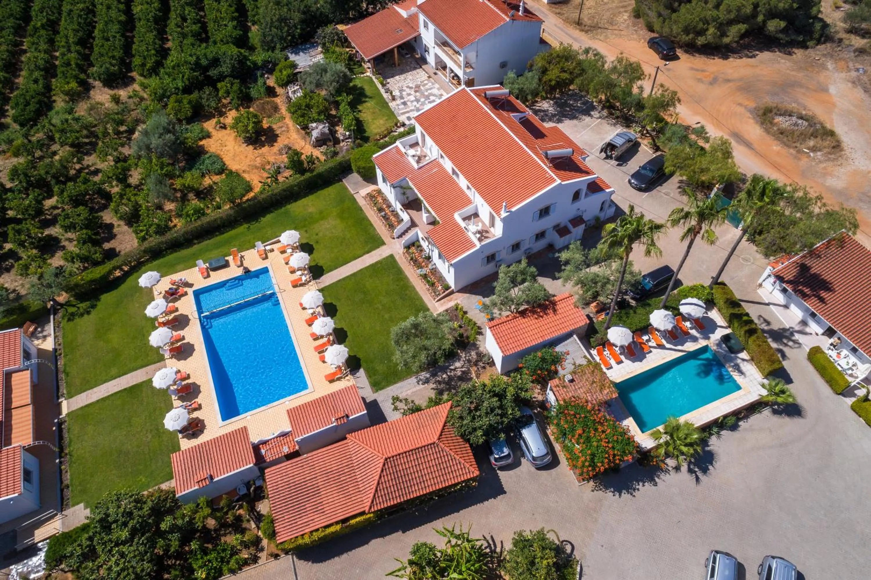 Bird's eye view in Apartamentos Flor da Laranja, Albufeira by AlgarveBlossom