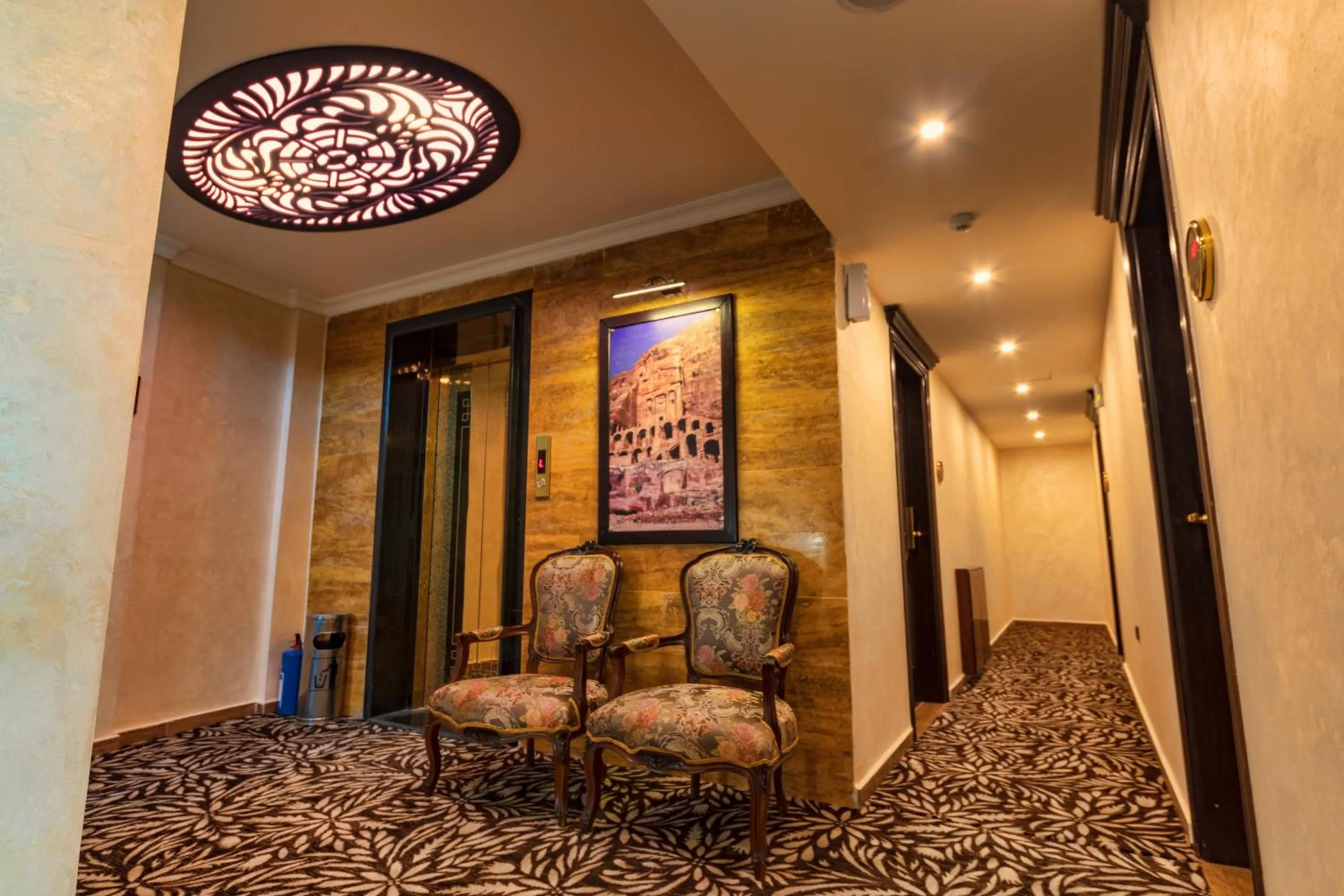 Seating area in Town Season Hotel