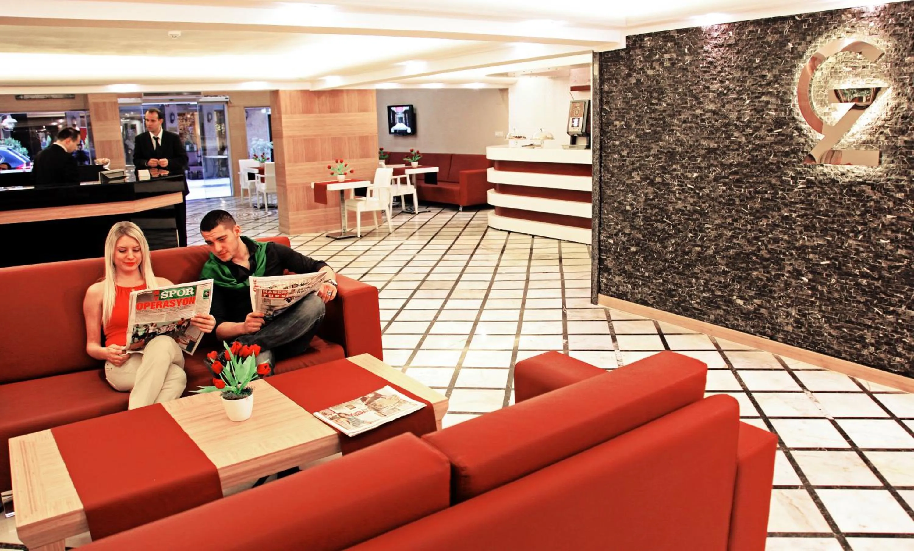 Lobby or reception in Grand Zeybek Hotel