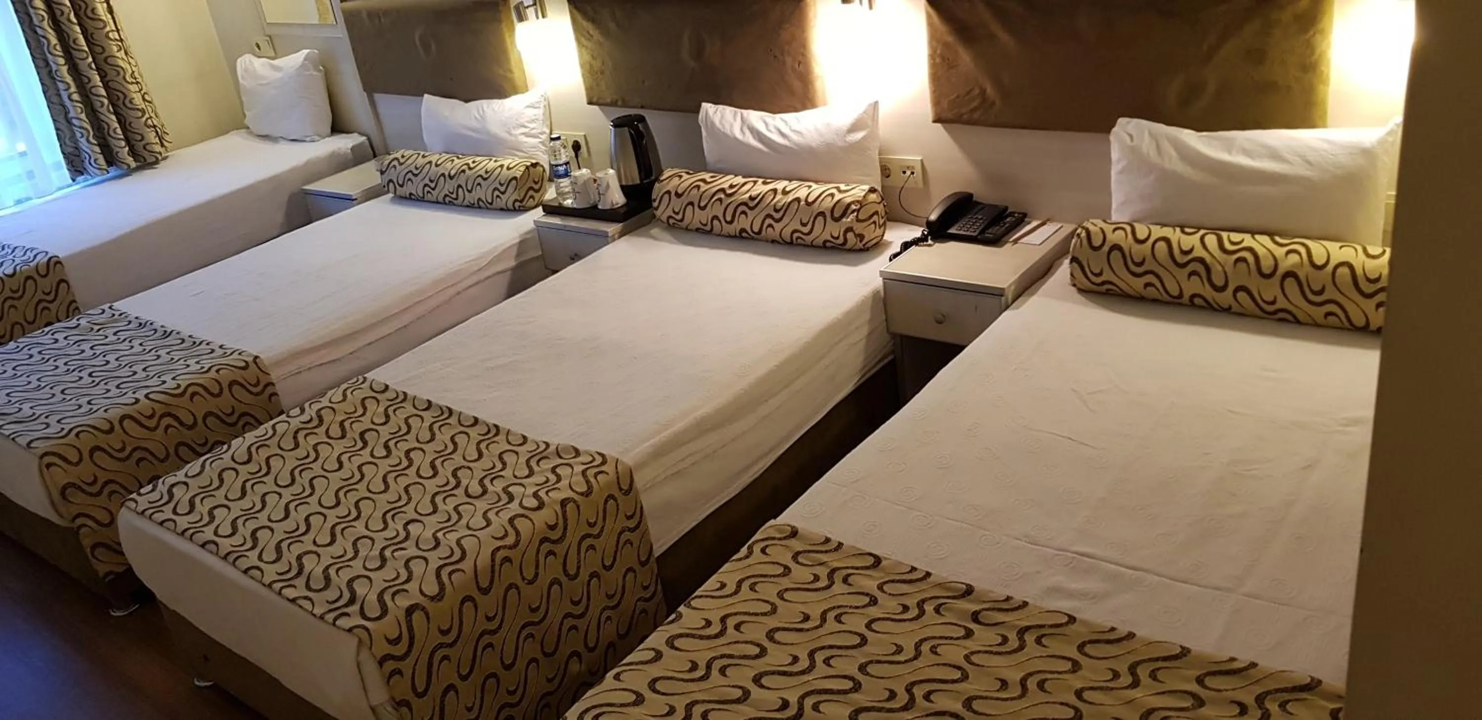 Bed in Grand Zeybek Hotel