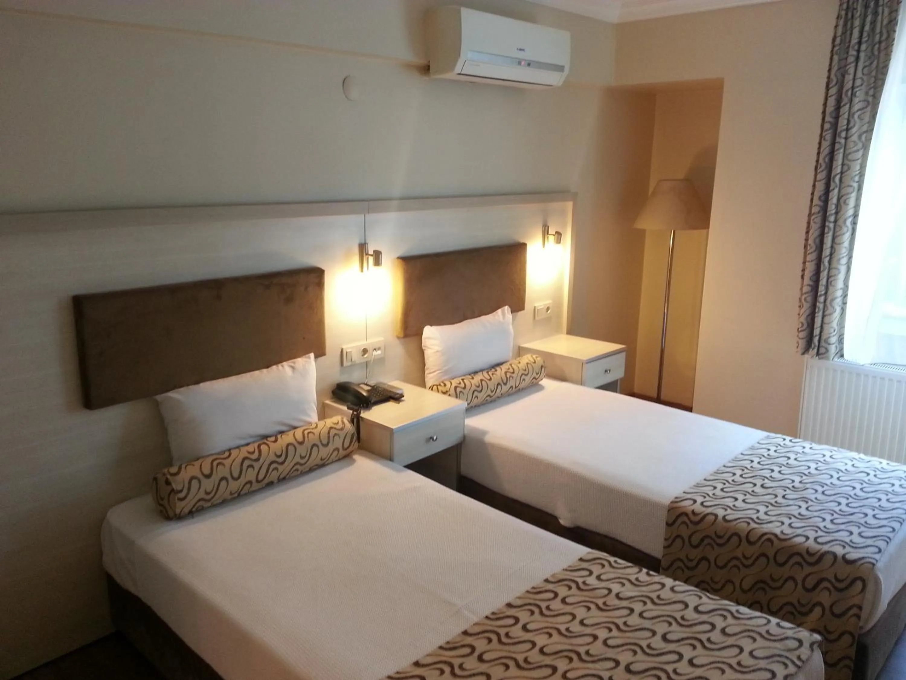 Bed in Grand Zeybek Hotel