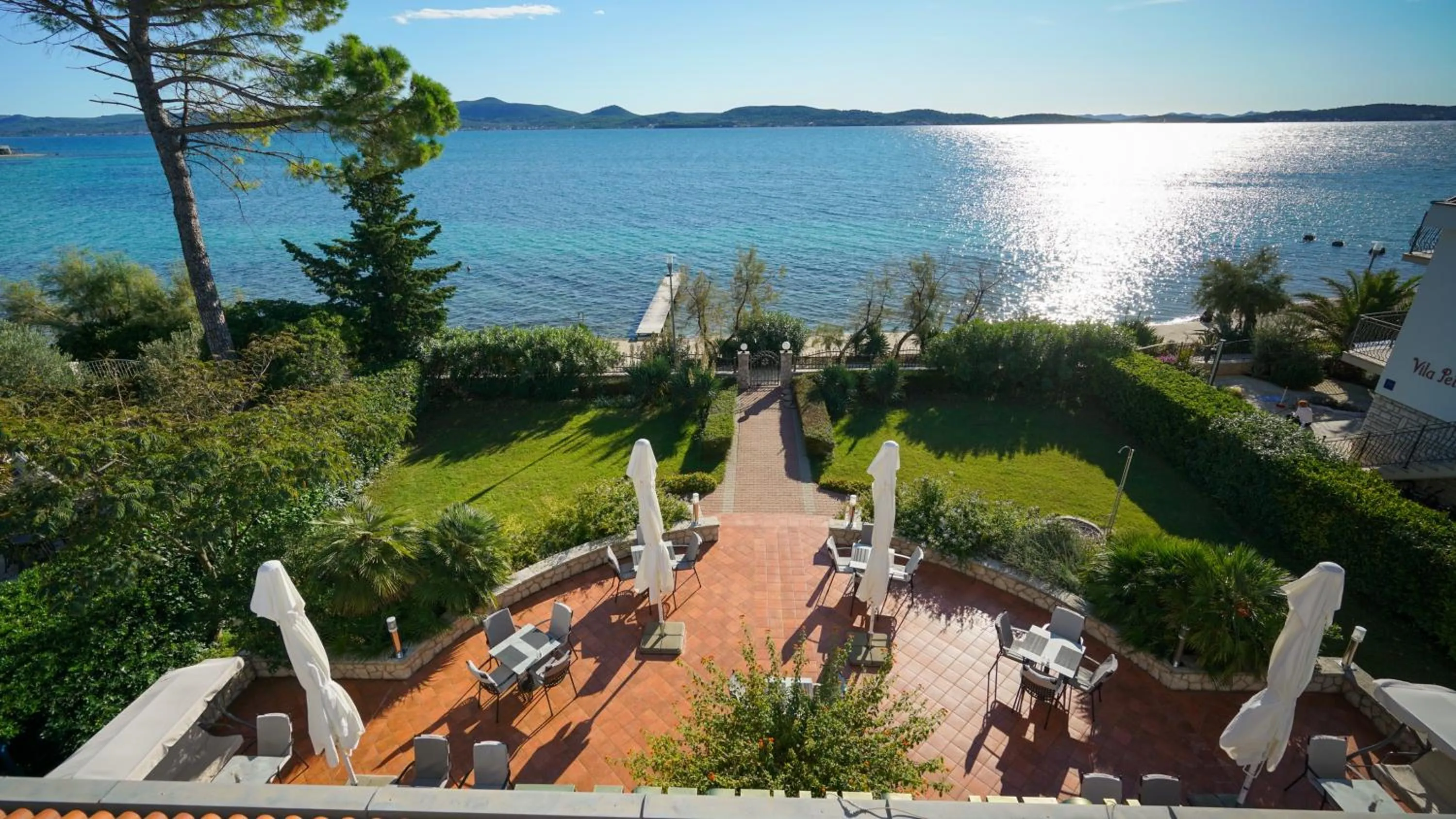 Garden view in Hotel Belvedere