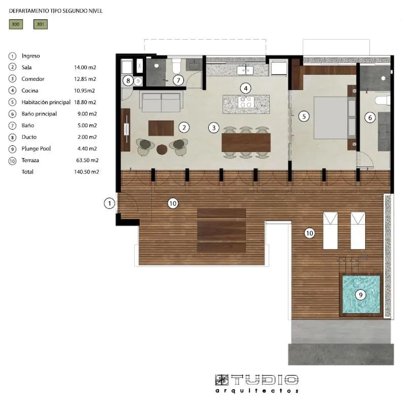 Floor plan in Tulsayab luxury development