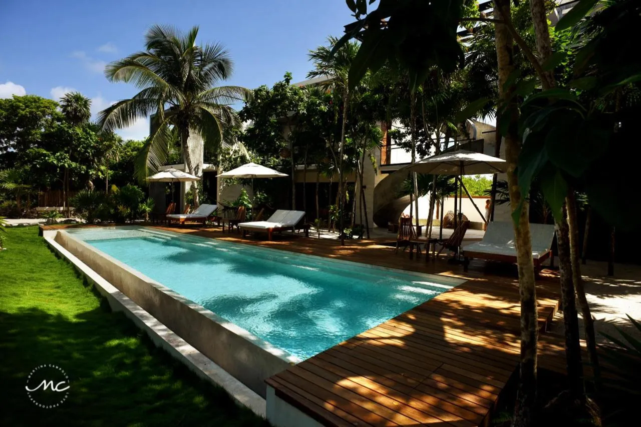 Pool view in Tulsayab luxury development