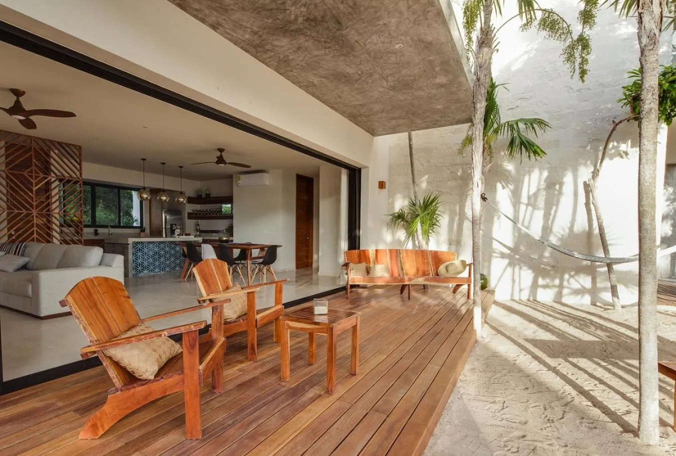 Patio in Tulsayab luxury development