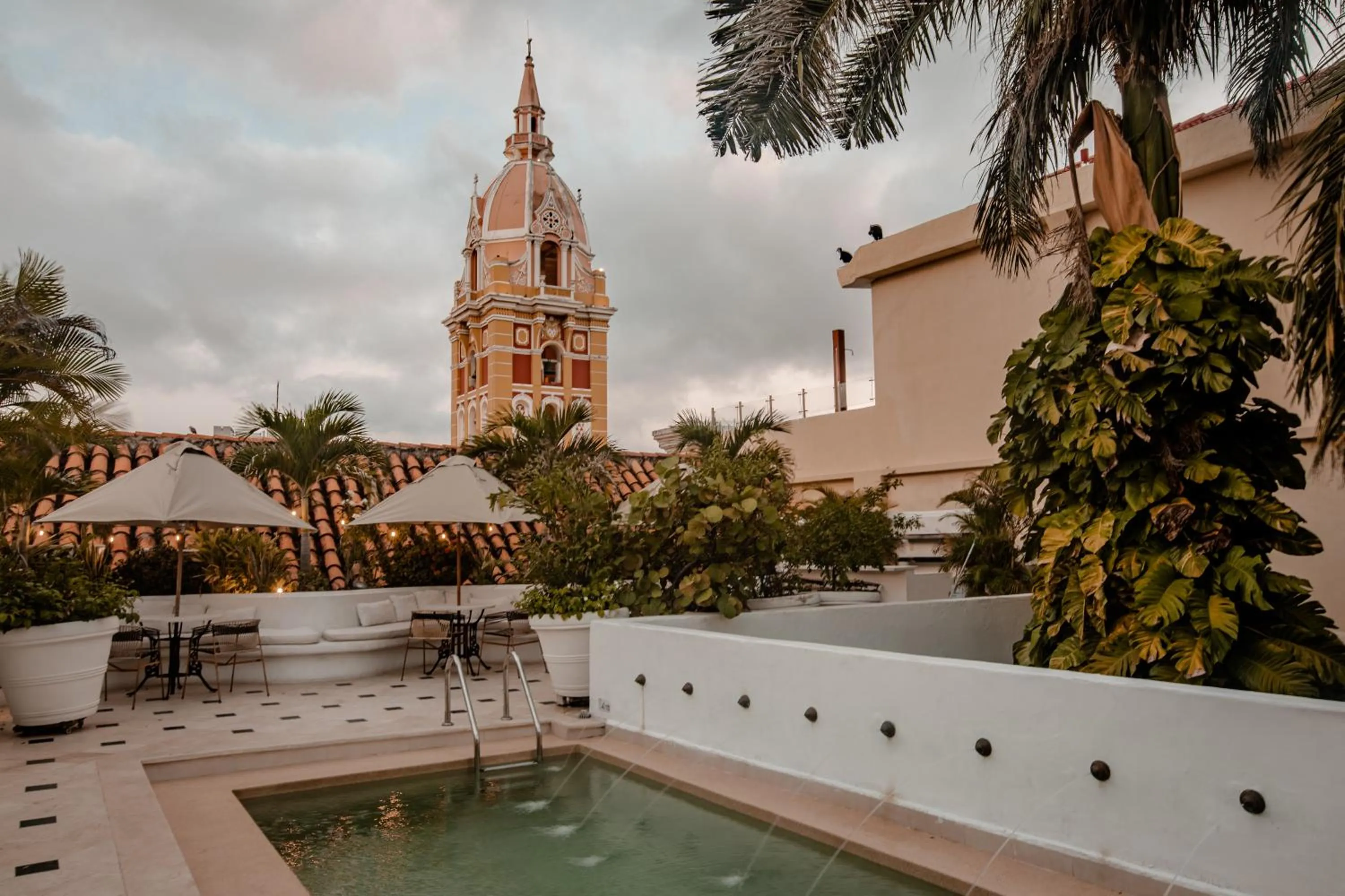 Pool view in Amarla Boutique Hotel Cartagena