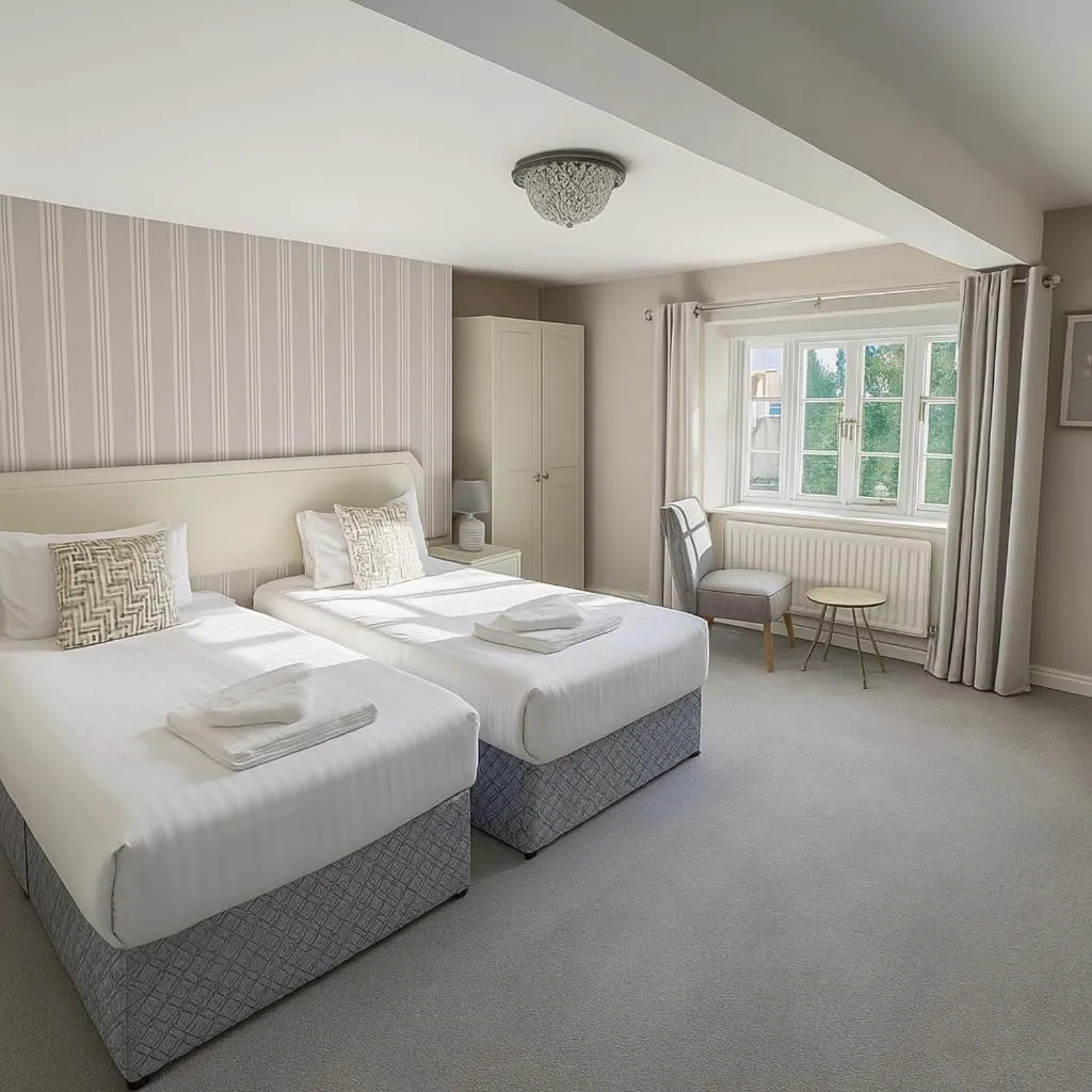 Bed in The Hand Hotel