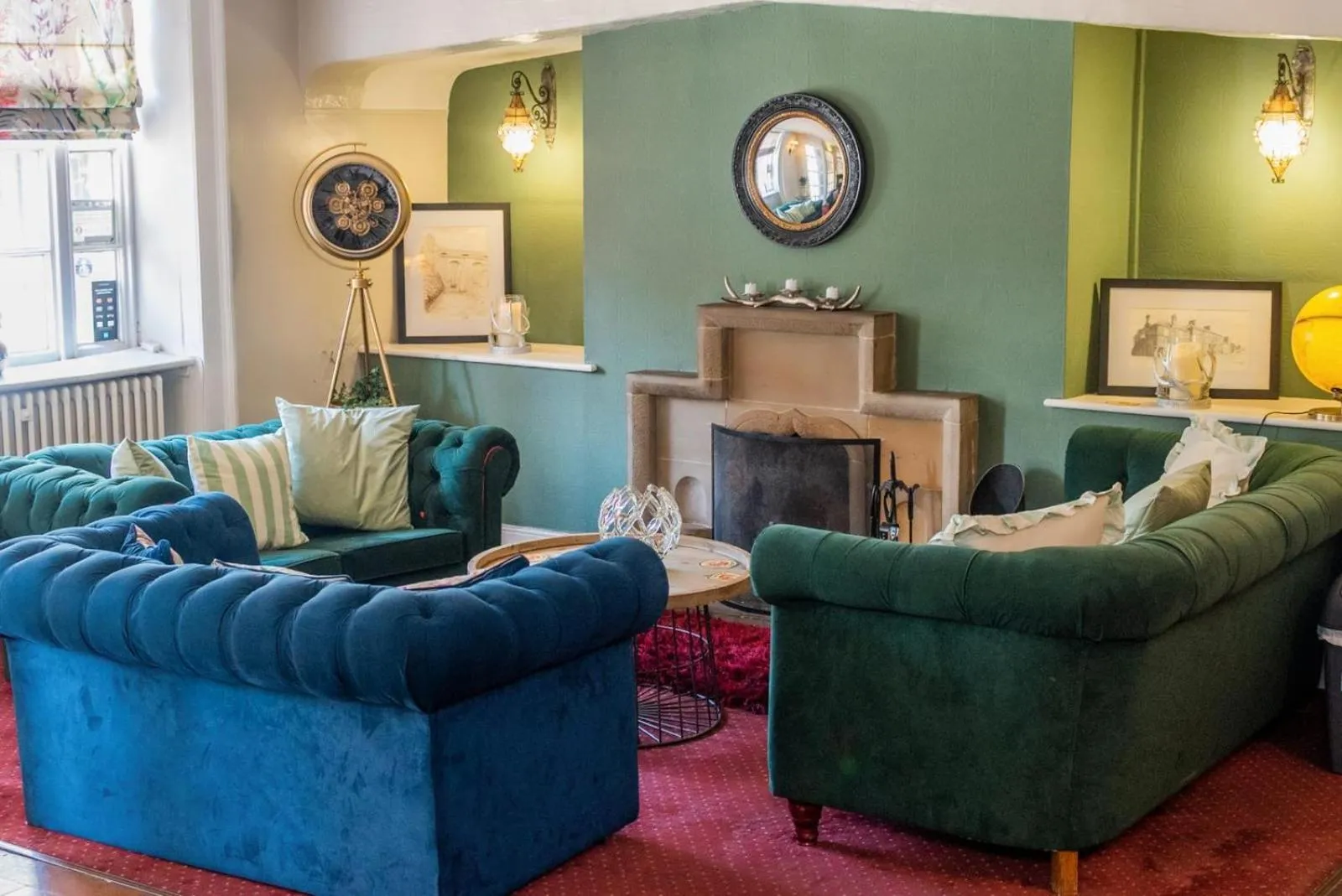 Seating area in The Hand Hotel