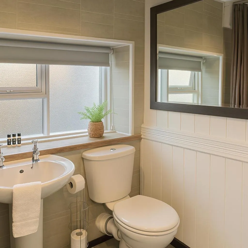 Toilet in The Hand Hotel