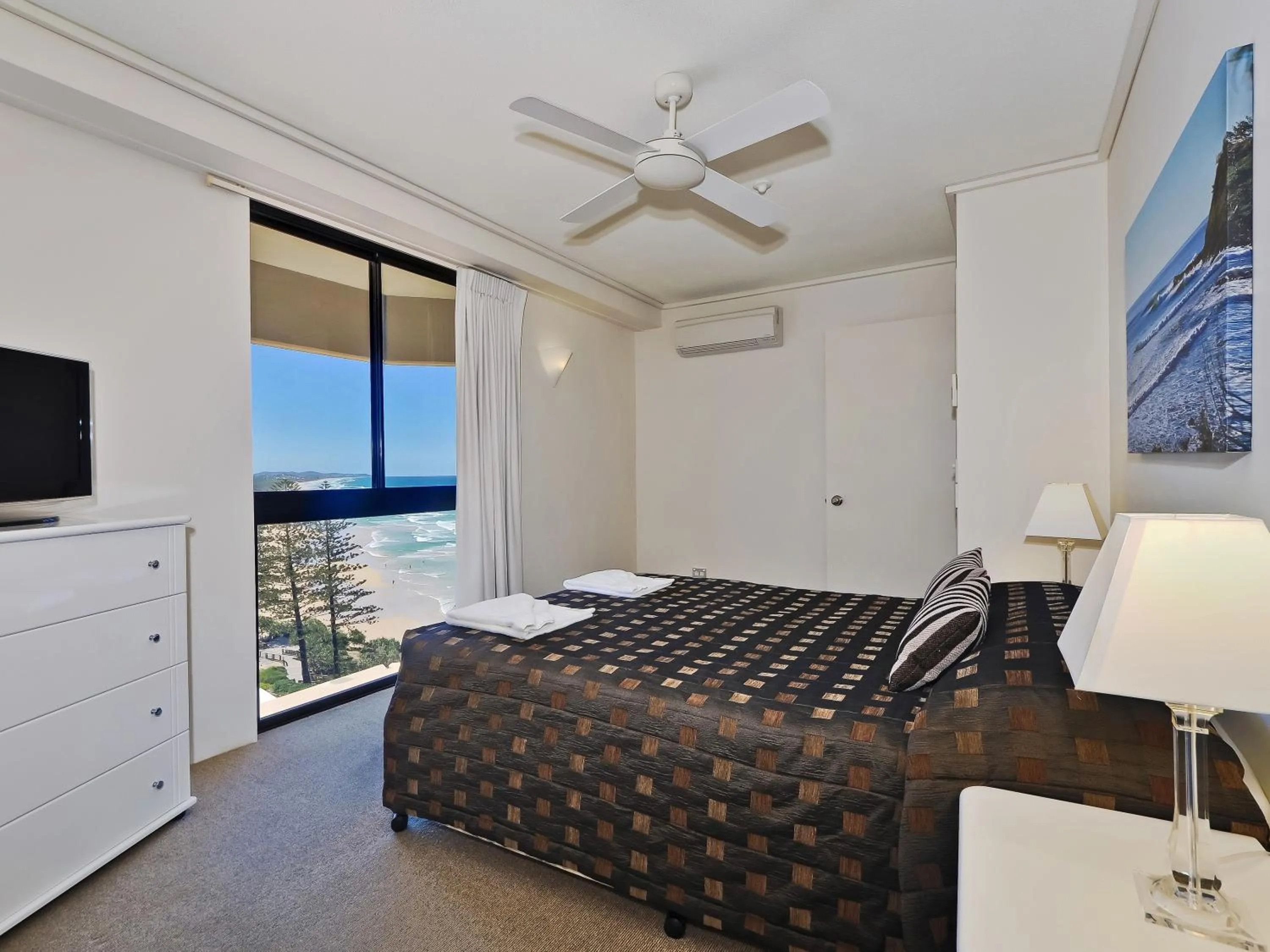 Bed in Clubb Coolum Beach Resort Sunshine Coast