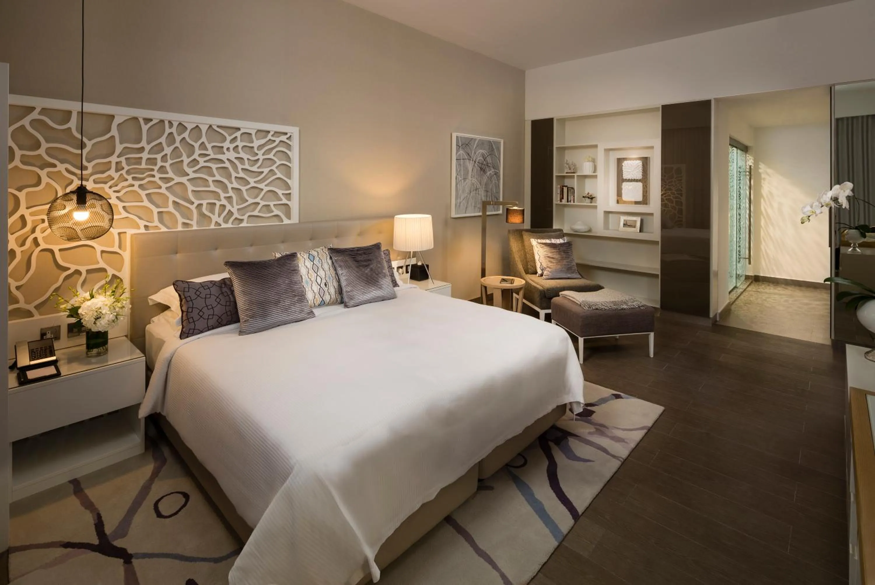 Bedroom, Bed in Beach Rotana Residences