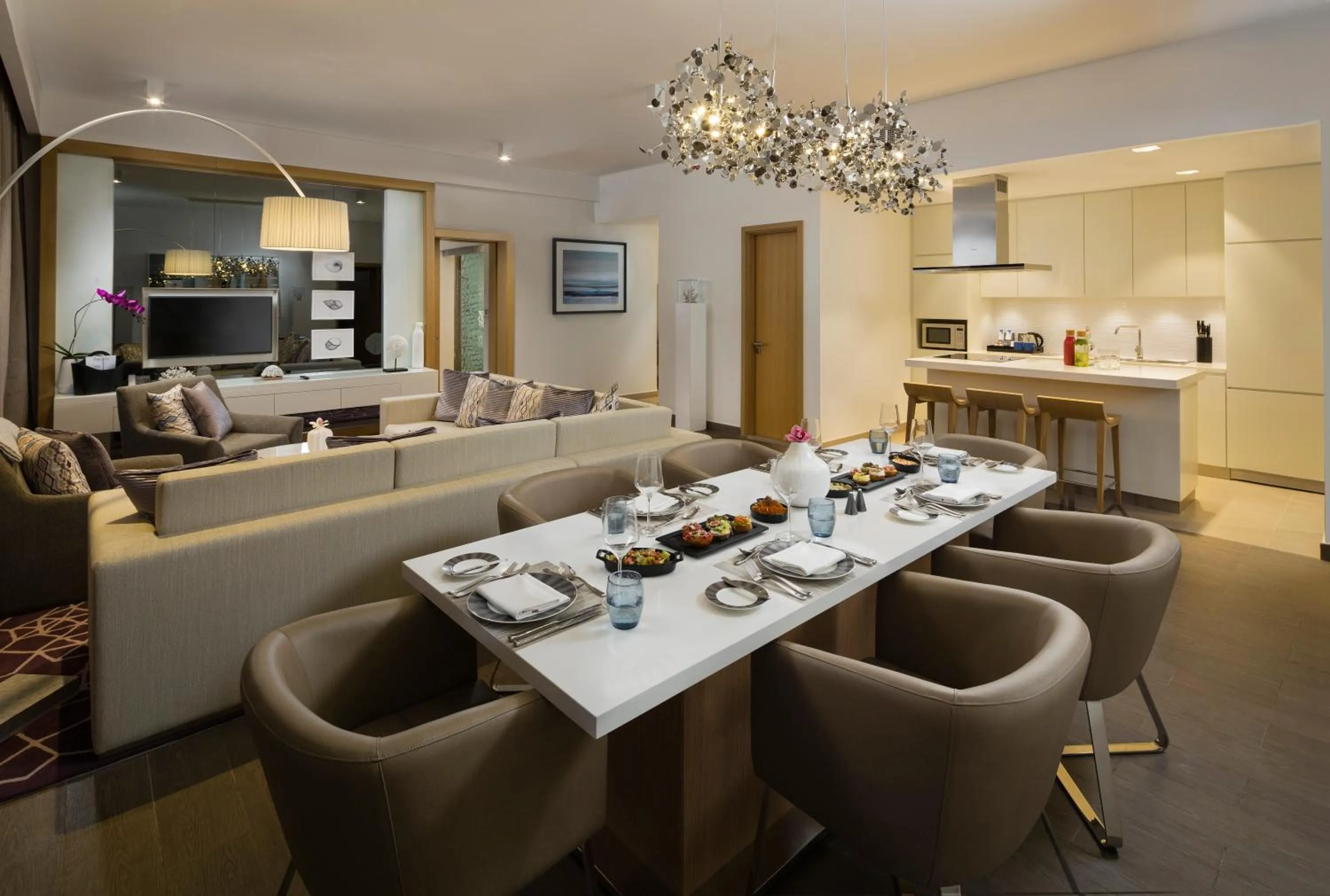 TV and multimedia in Beach Rotana Residences