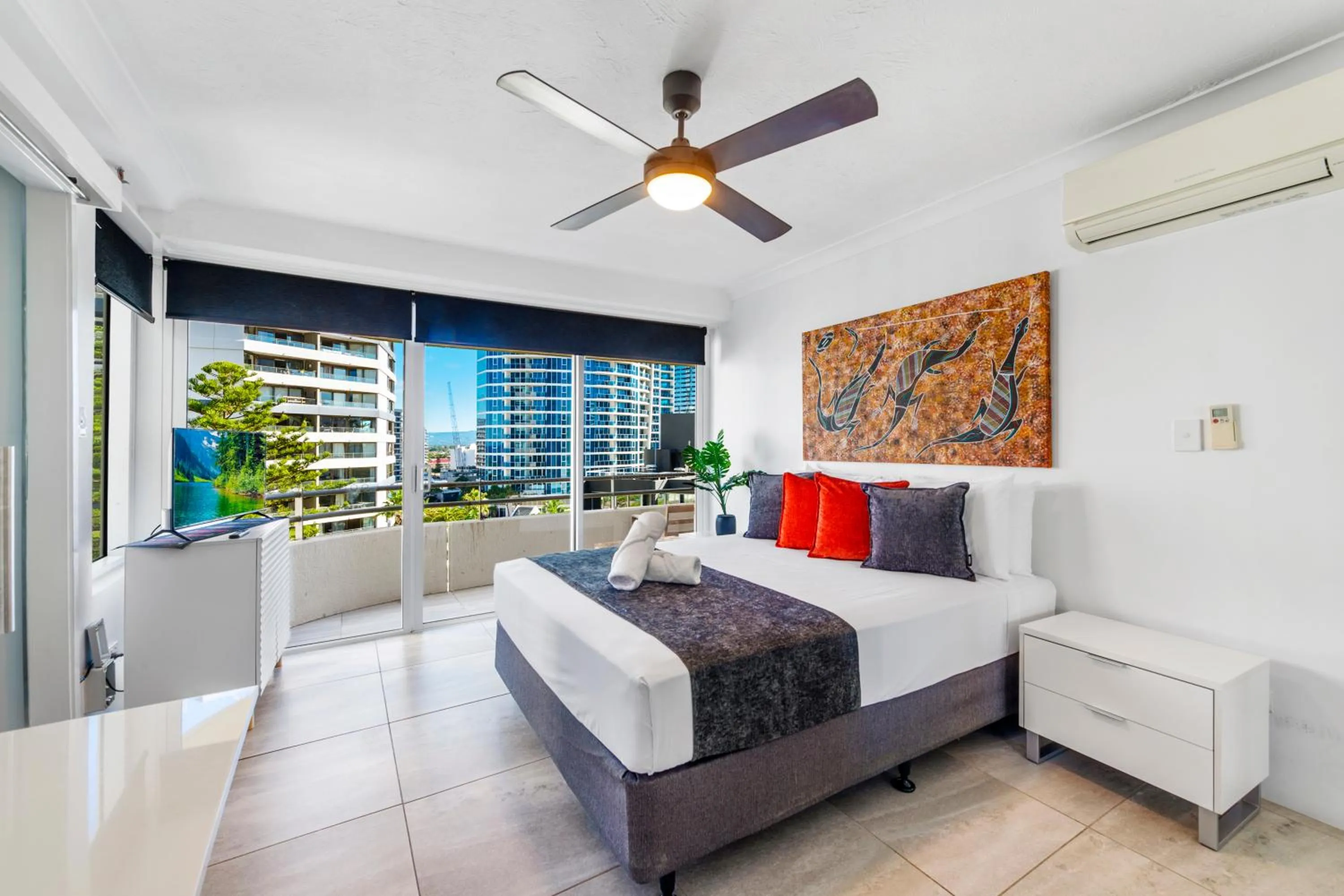 Bedroom in Zenith Ocean Front Apartments Gold Coast - Official Listing