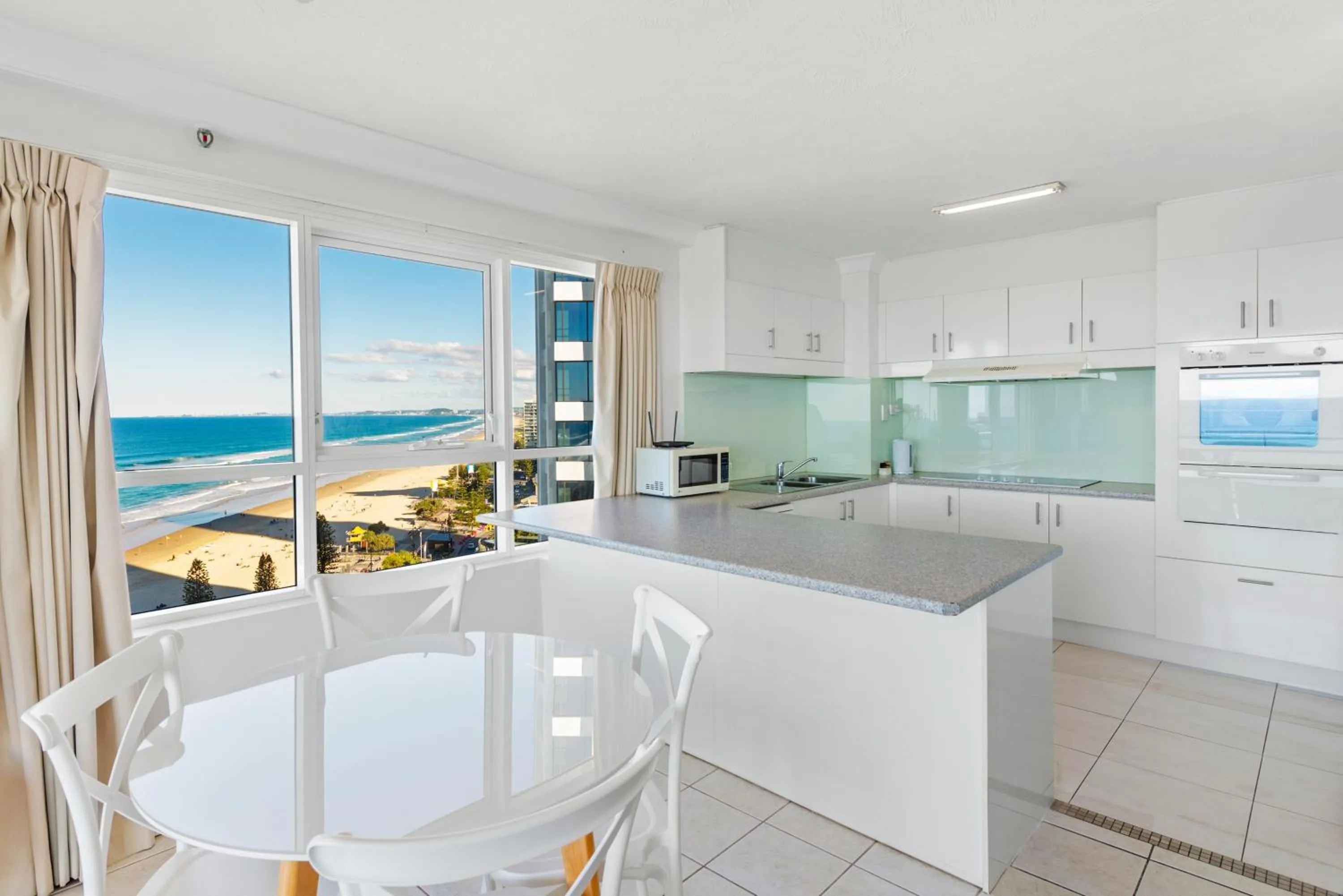 Kitchen or kitchenette in Zenith Ocean Front Apartments Gold Coast - Official Listing