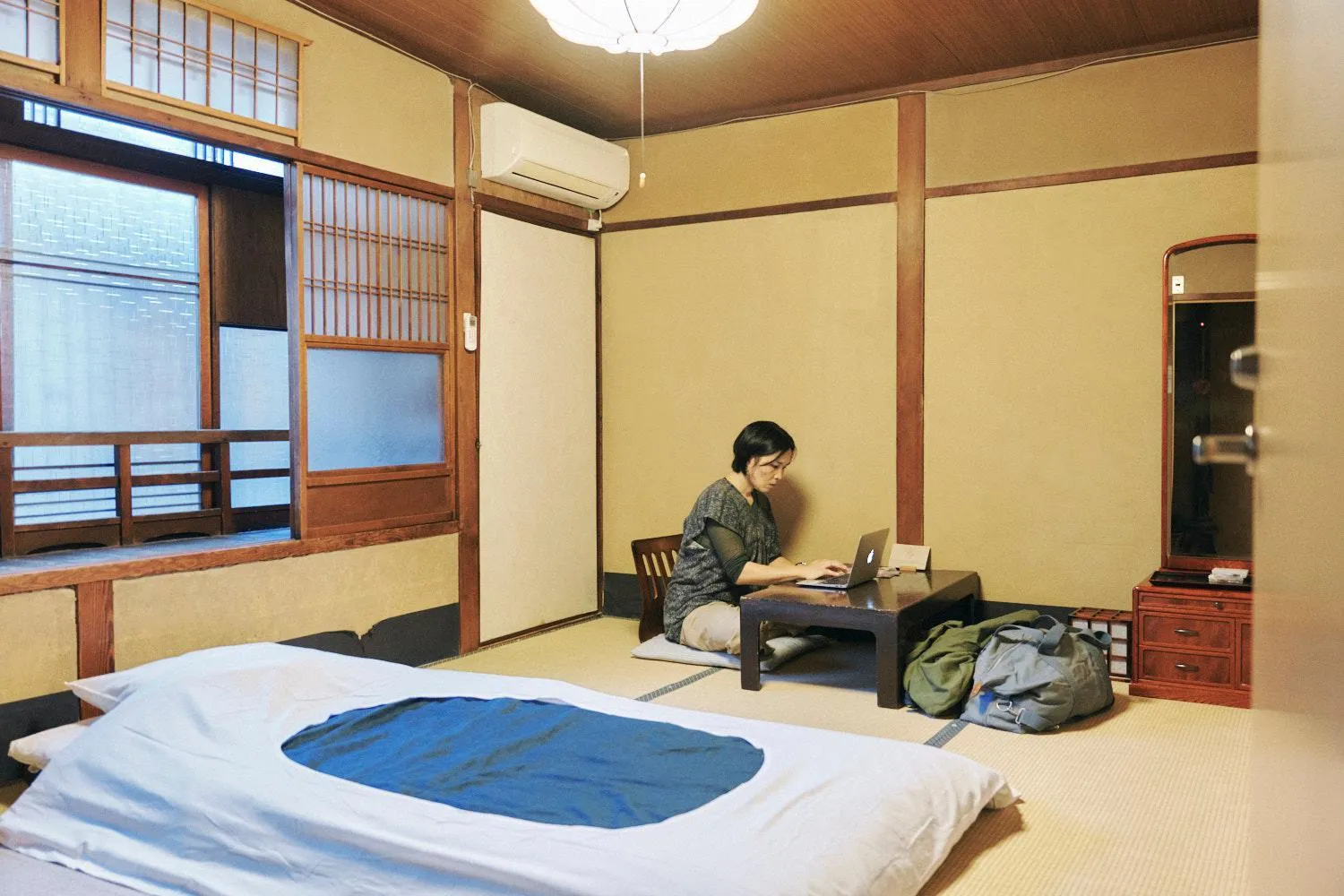 People, Bed in Gojo Guest House