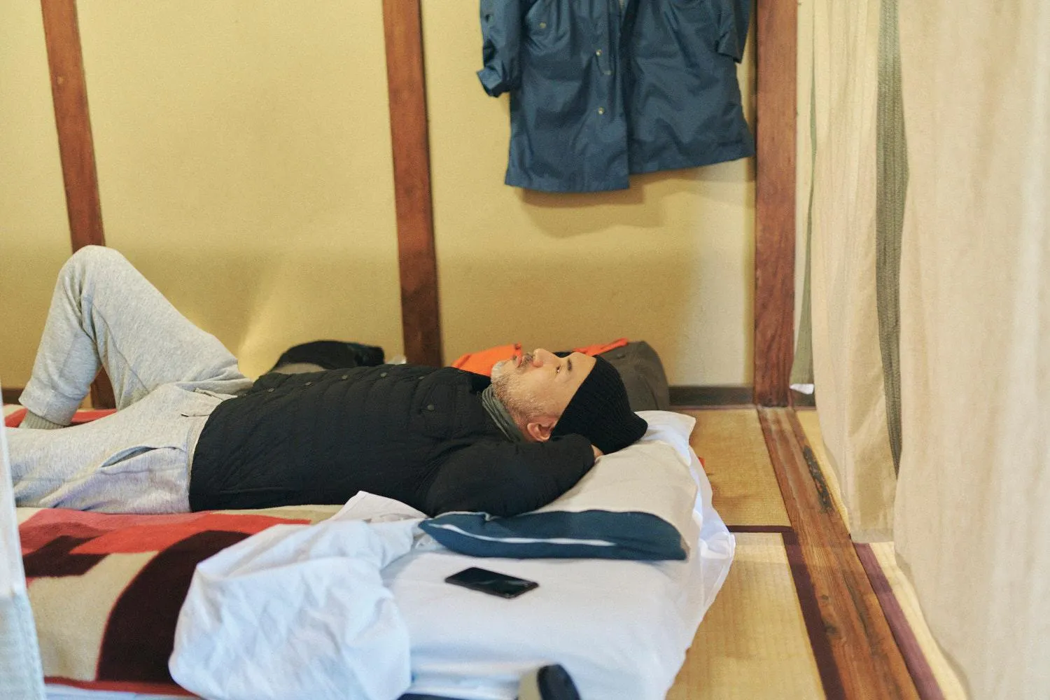 People, Bed in Gojo Guest House