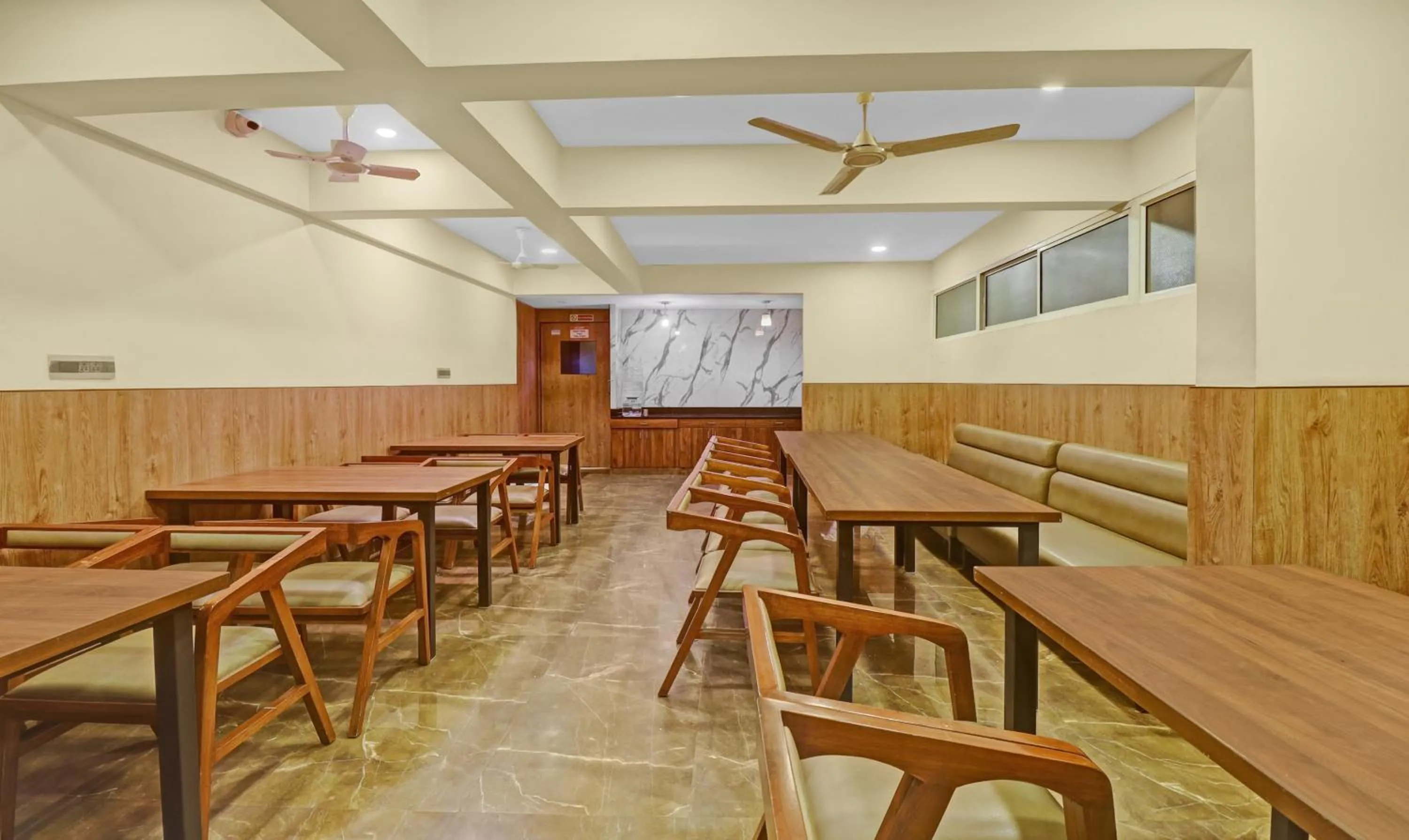 Dining area in Treebo Silver Key, Marathahalli