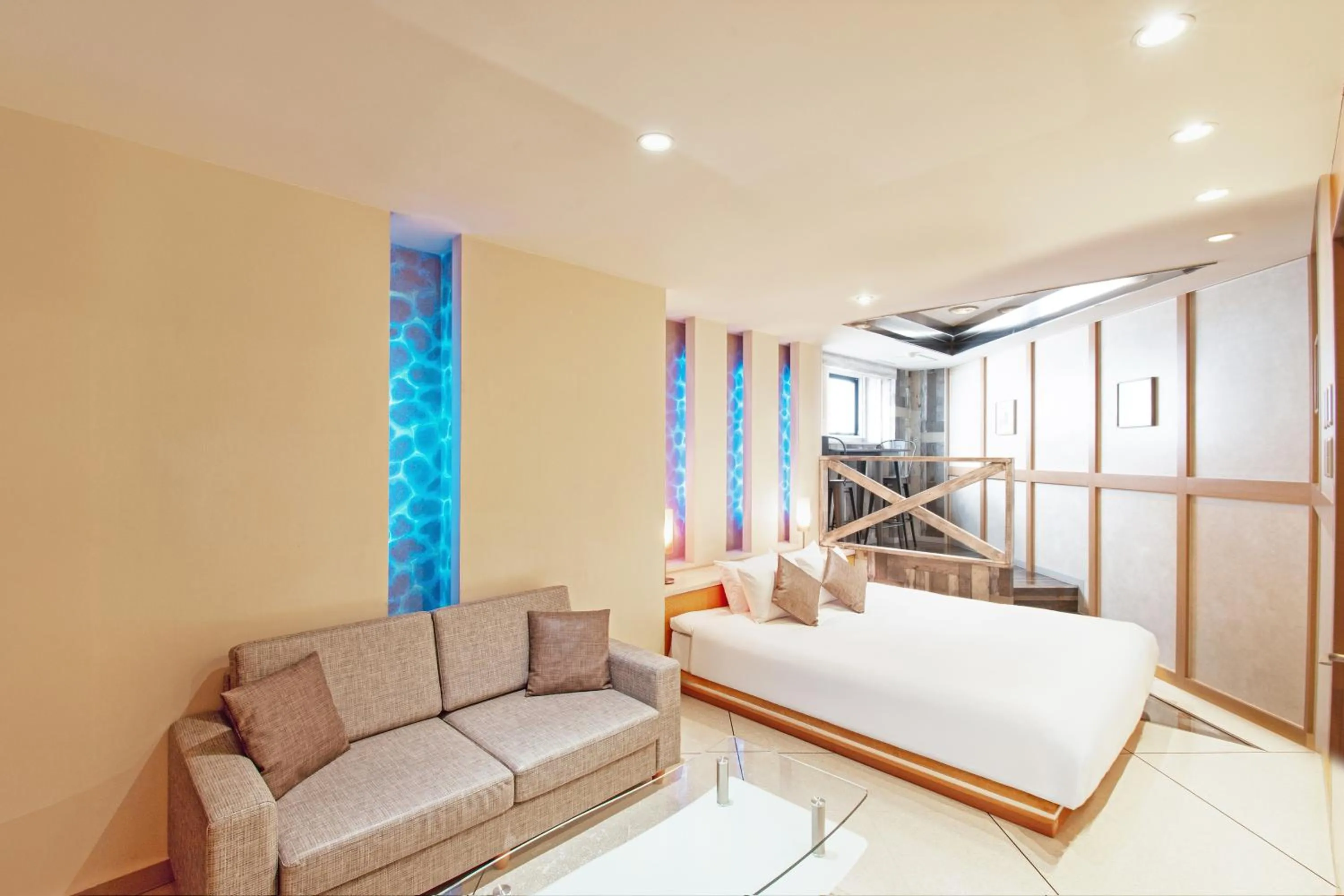 Bedroom, Bed in Hotel Luna Coast (Adult Only)