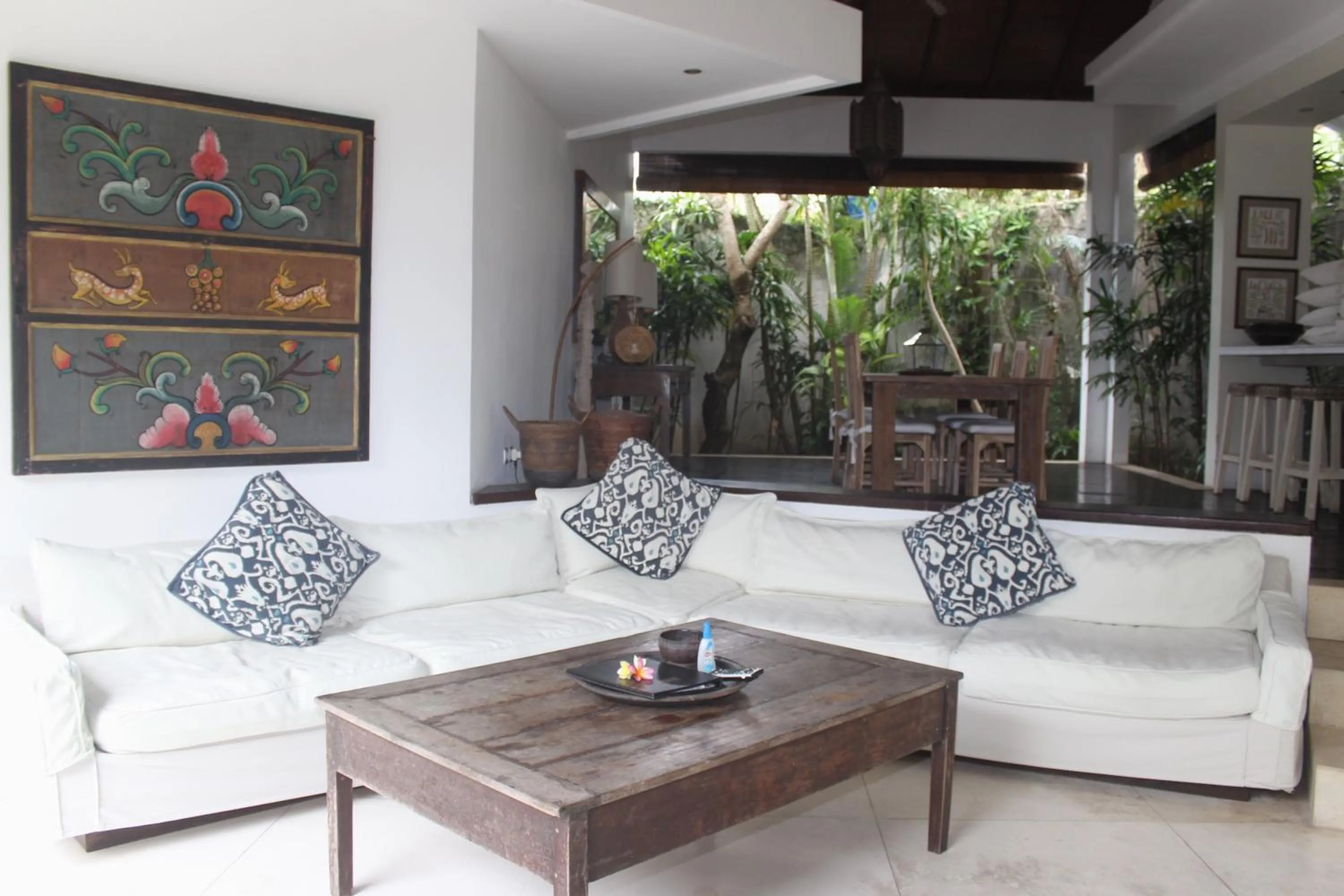 Living room in Villa Sahaja