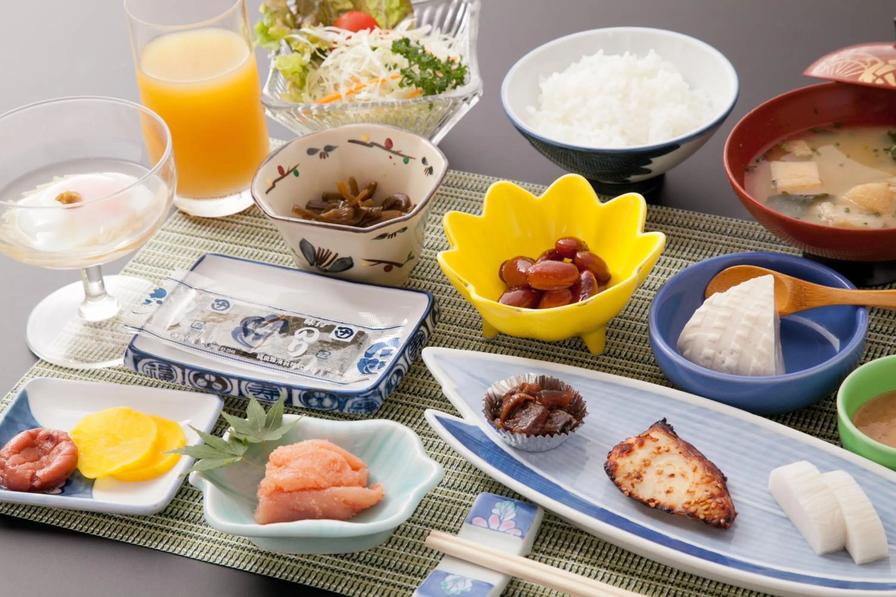 Breakfast in Ichinomata Onsen Grand Hotel