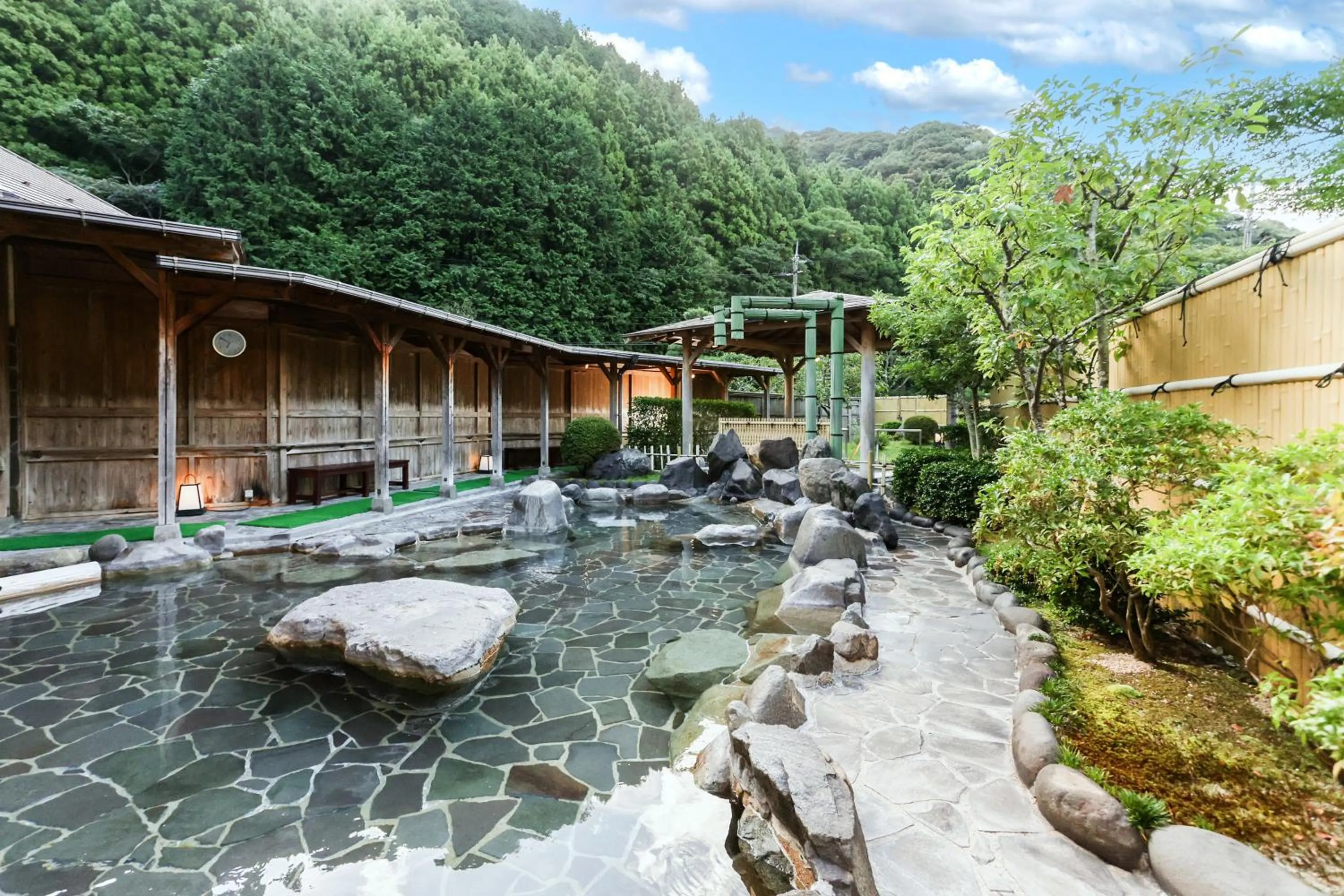 Hot Spring Bath in Ichinomata Onsen Grand Hotel