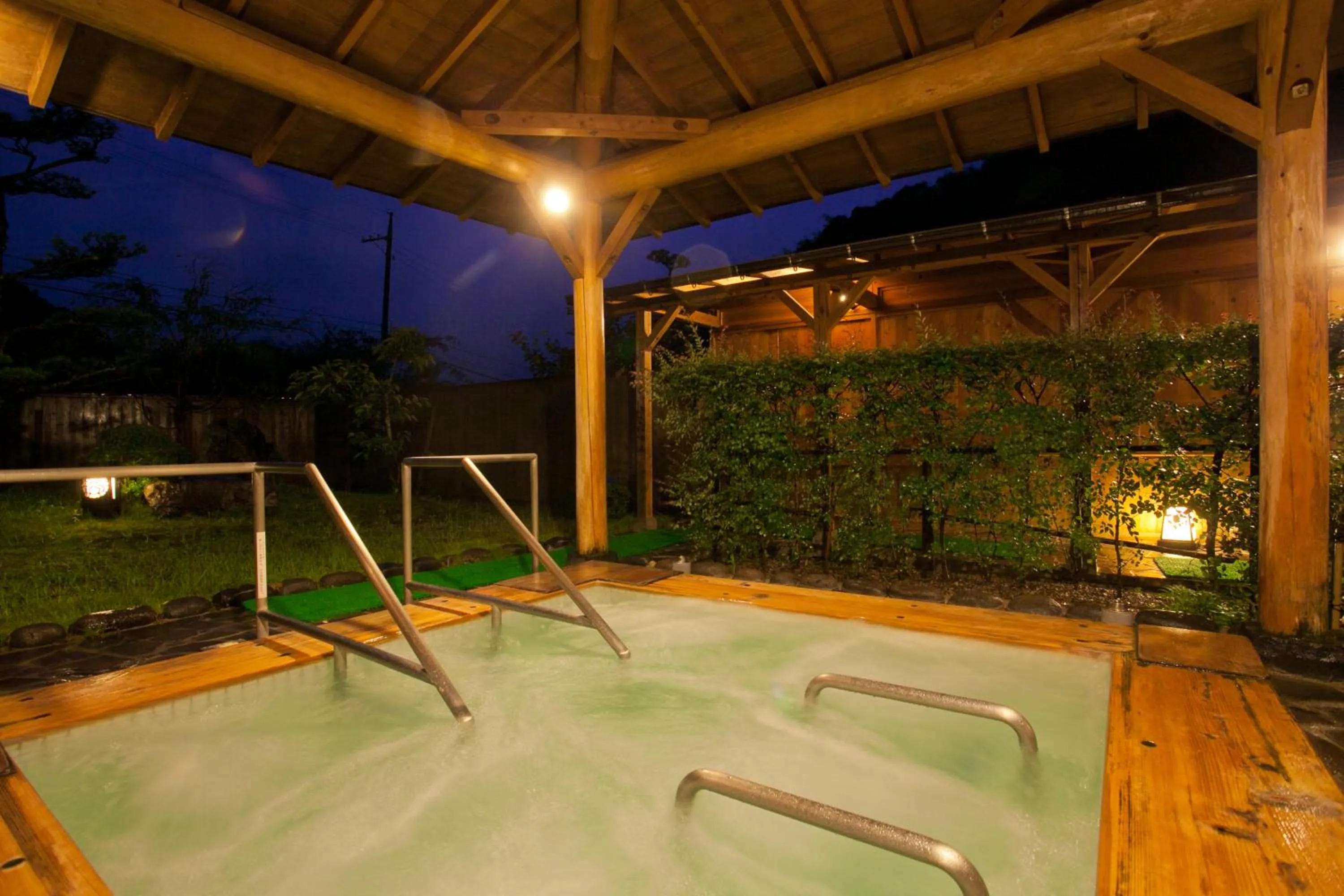 Open Air Bath in Ichinomata Onsen Grand Hotel
