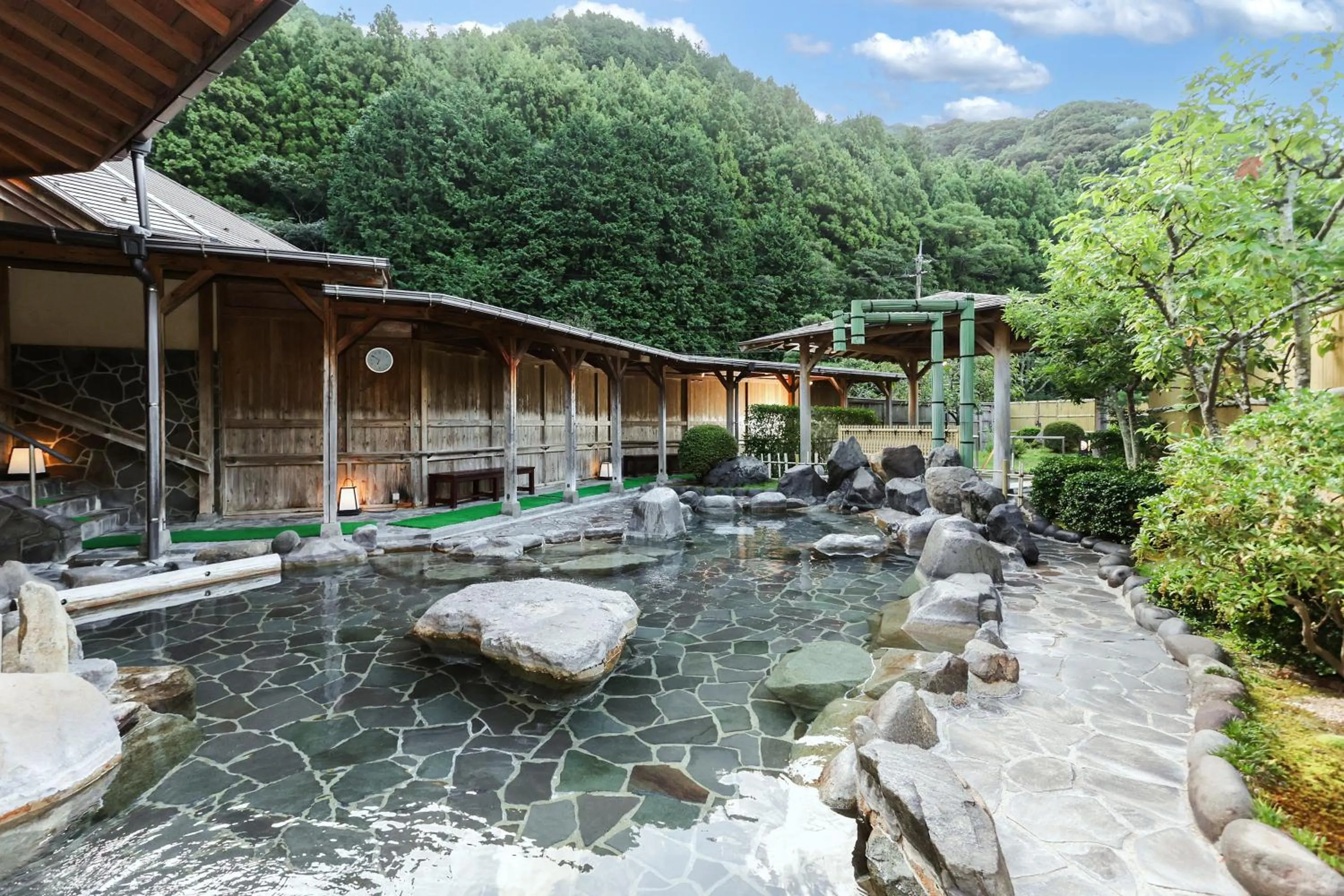 Hot Spring Bath in Ichinomata Onsen Grand Hotel