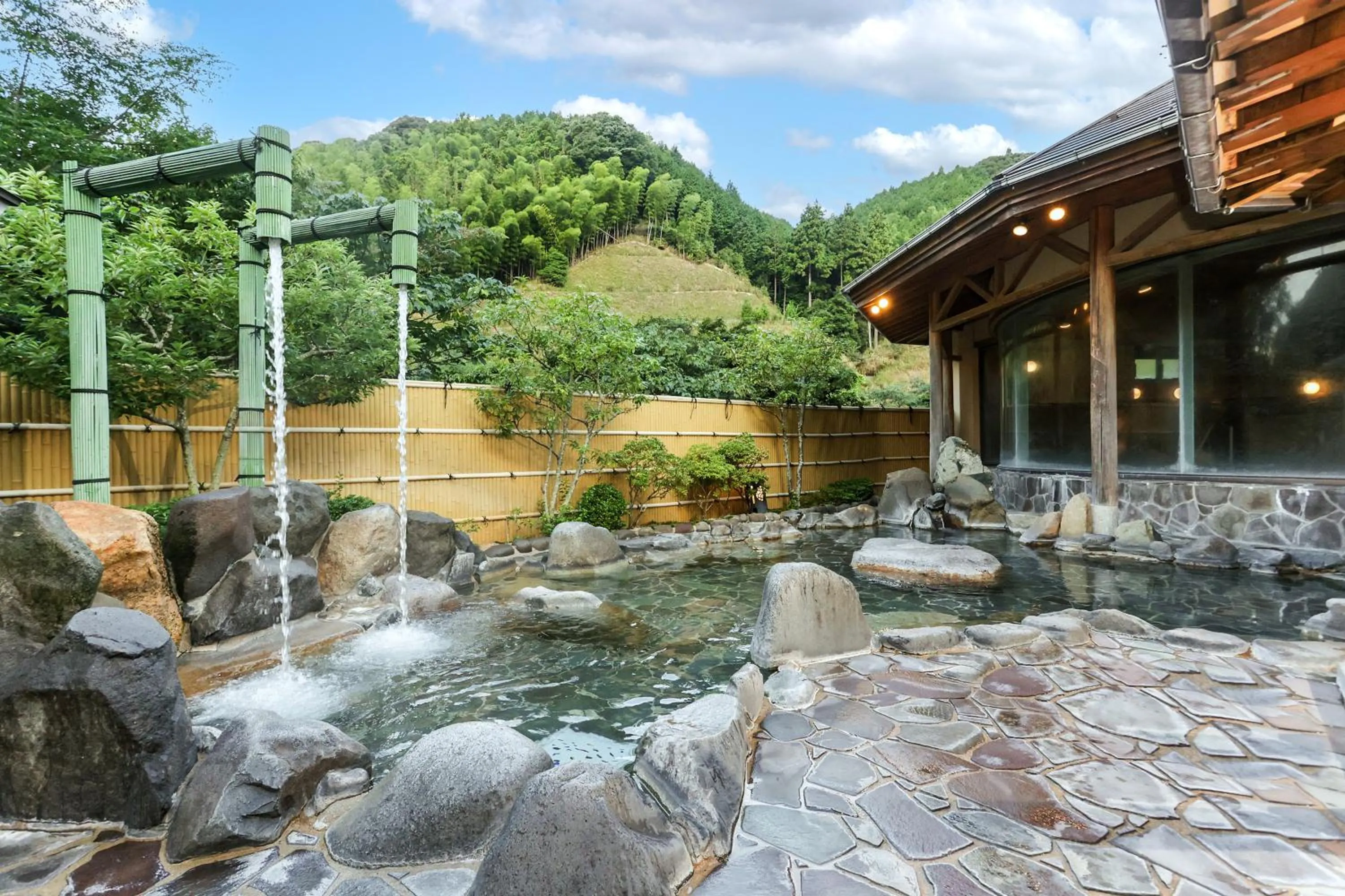 Hot Spring Bath in Ichinomata Onsen Grand Hotel