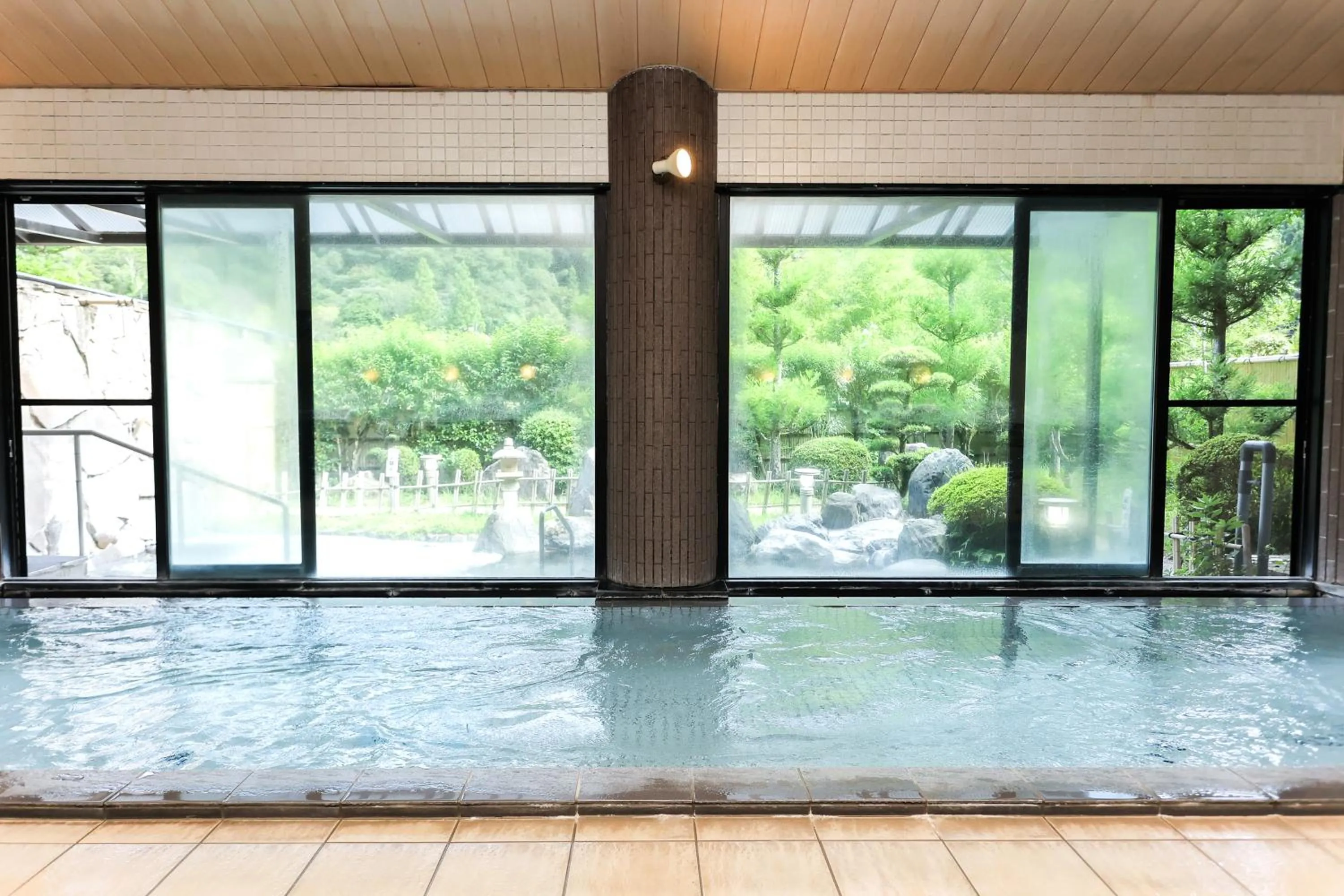 Hot Spring Bath in Ichinomata Onsen Kanko Hotel