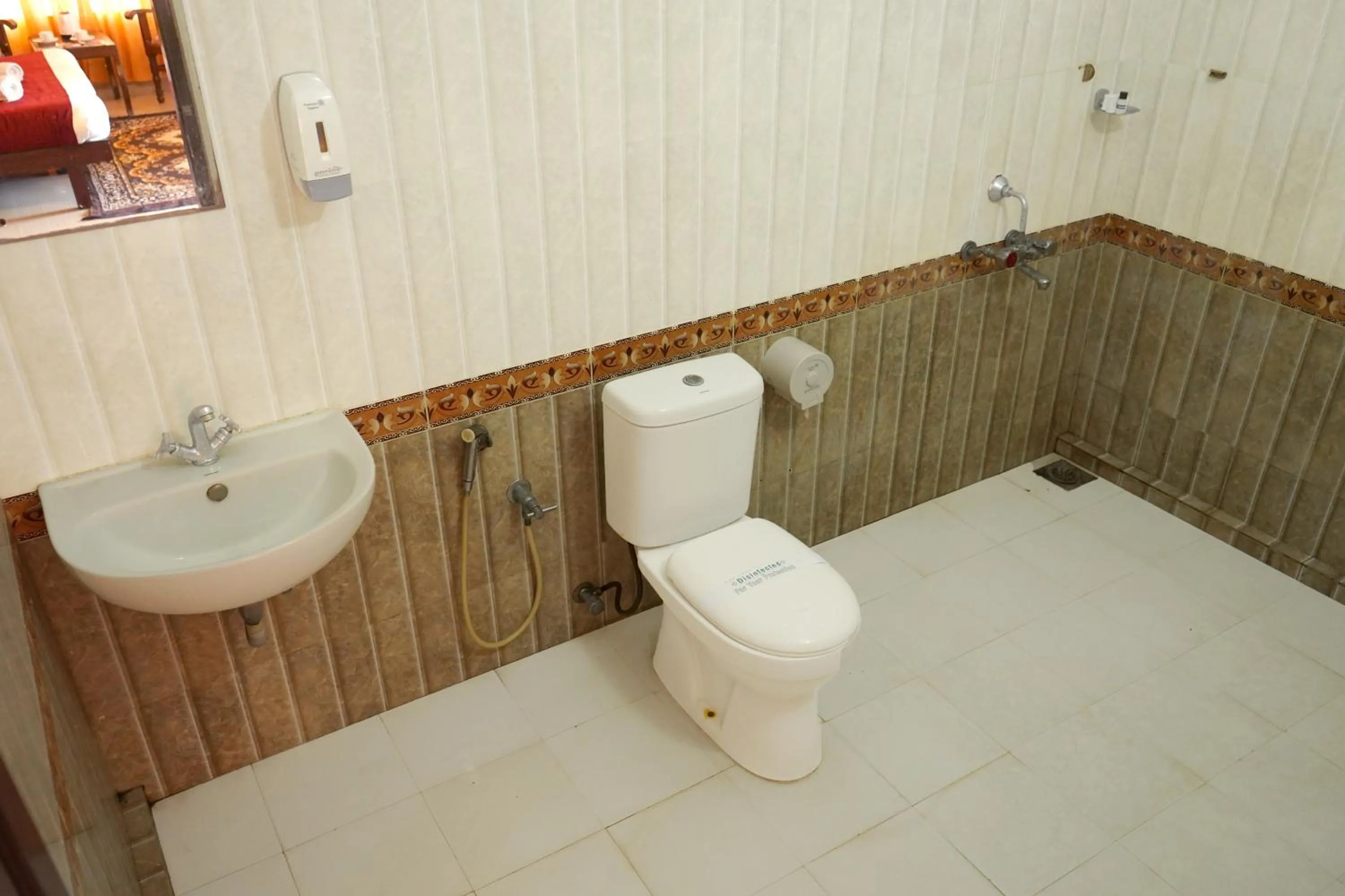 Toilet in Ocean Bay Ayurvedic Beach Resort