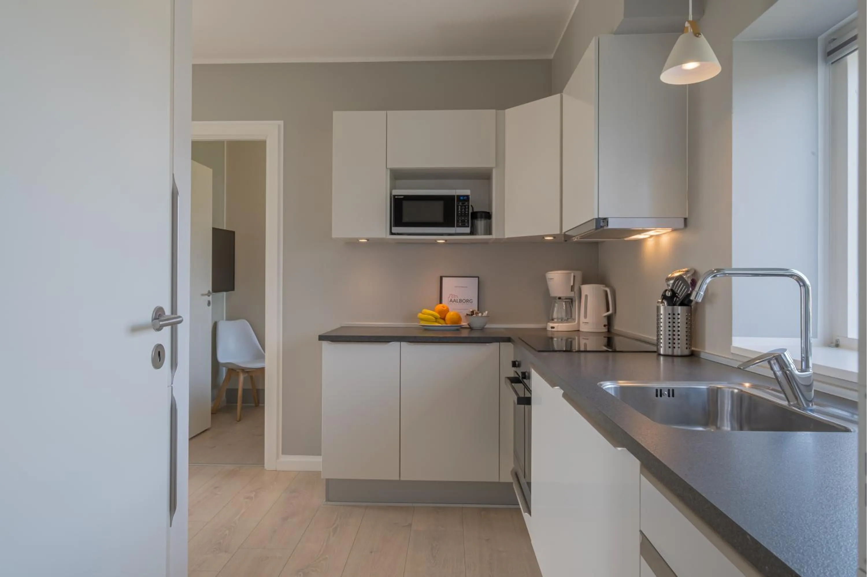 Kitchen or kitchenette in Aalborg Hotel Apartments